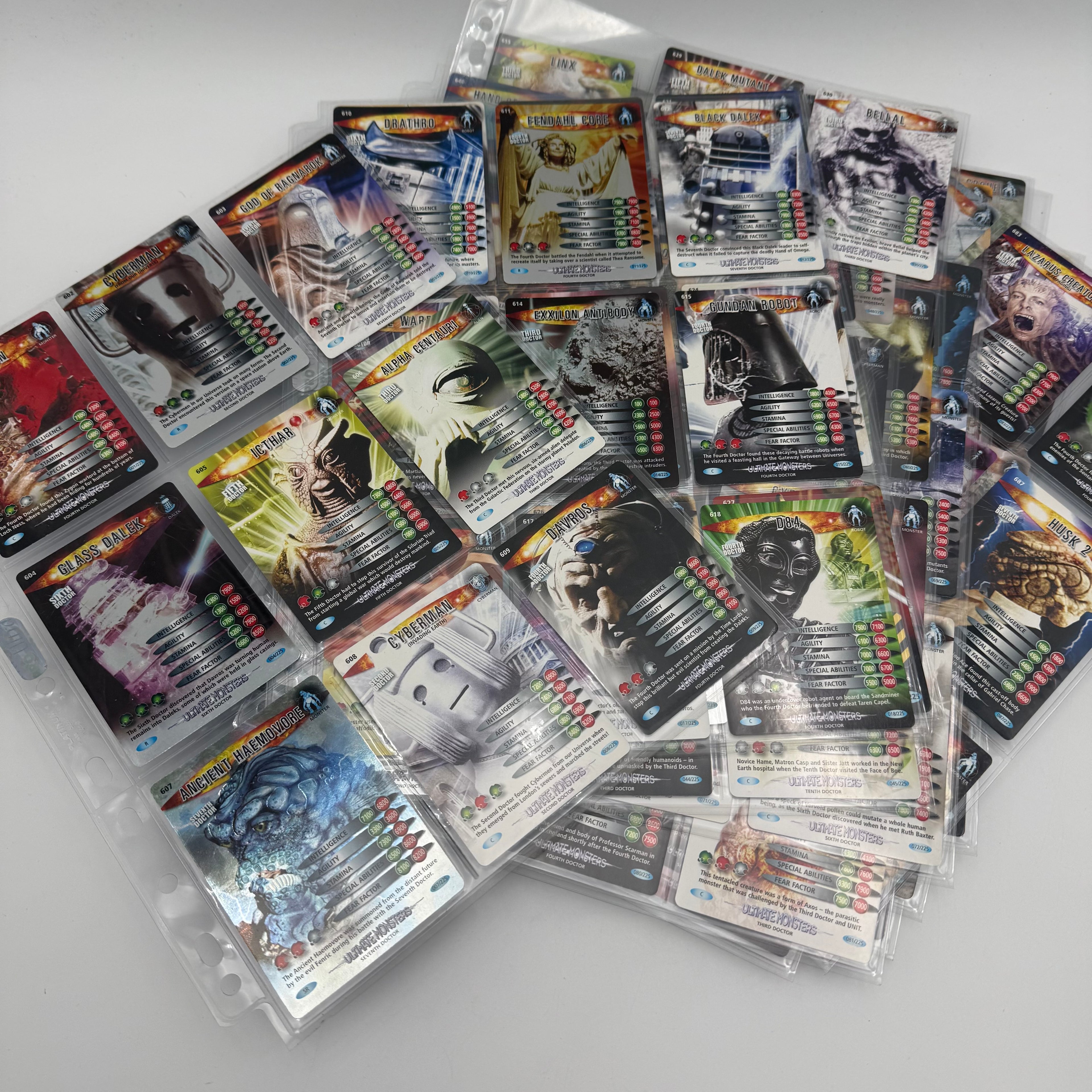 Doctor Who Battles In Time Ultimate Monsters 1-225 (12 missing)