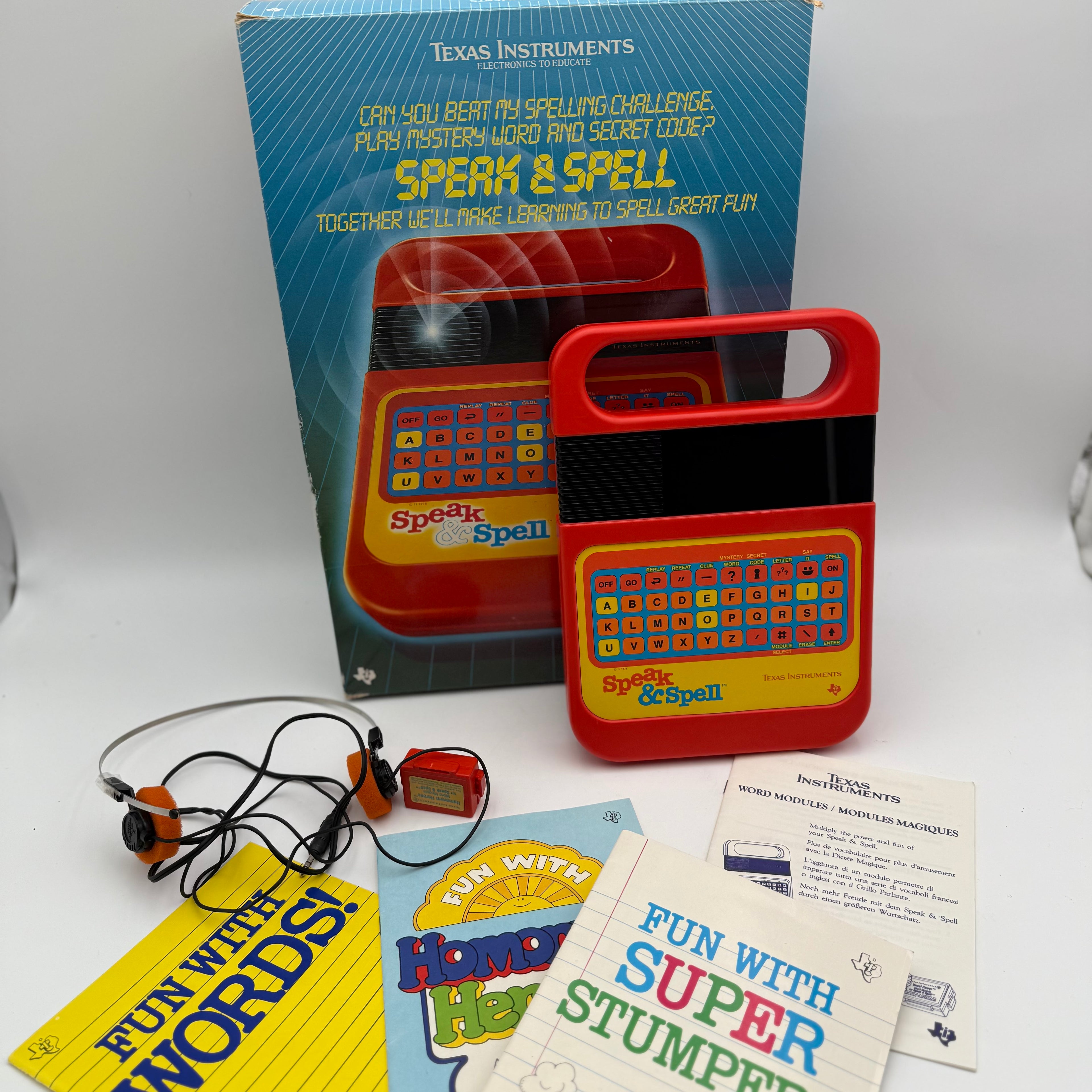 Texas Instruments Speak and Spell 1985 Working