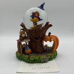 Disney Store Winnie the Pooh Halloween Moving Train Musical Snowglobe - Rare