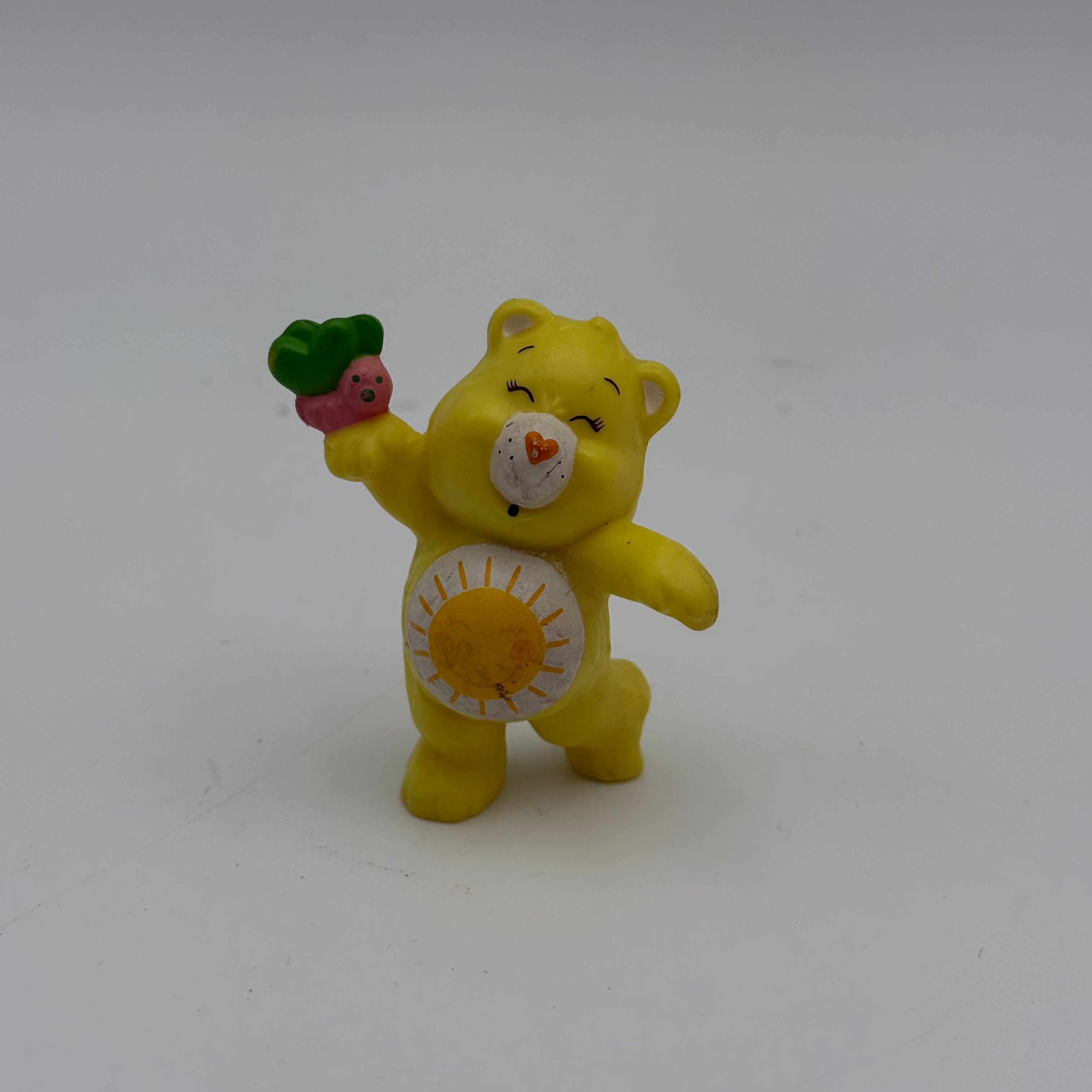 Kenner 1984 Care Bears Sunshine Bear PVC Mini Figure