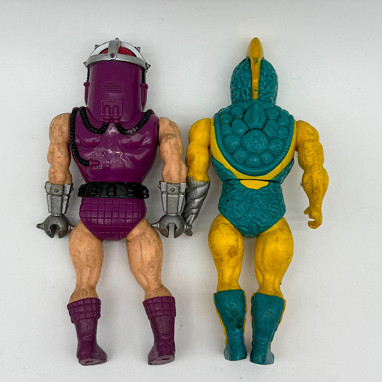 Vintage Galoob 1984 The Infaceables Torto & Brainor Action Figures