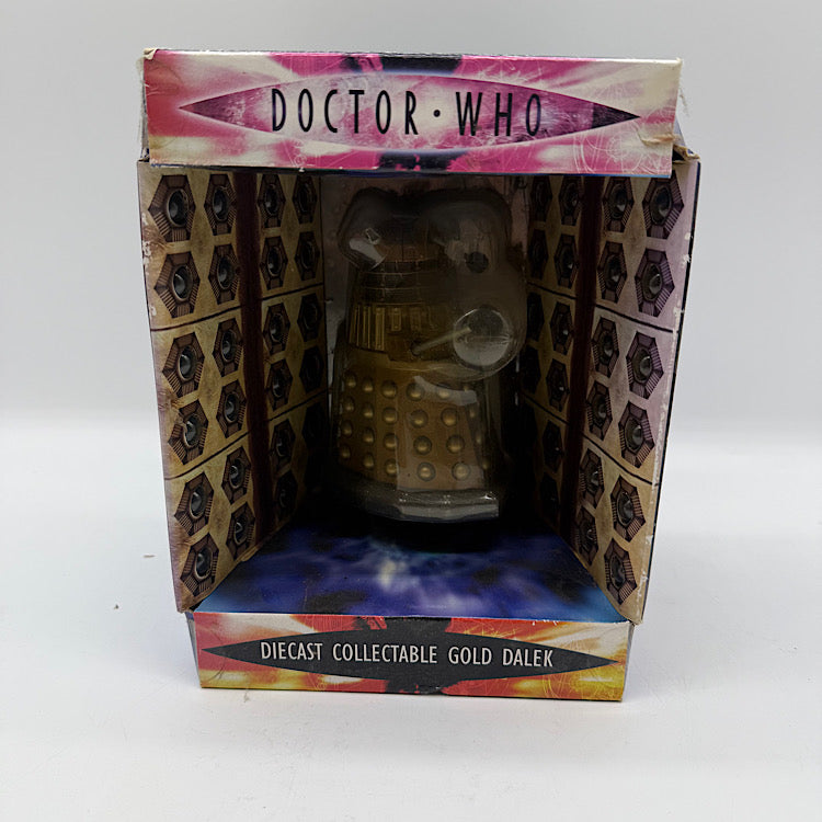 Doctor Who Diecast Collectable Gold Dalek Figure