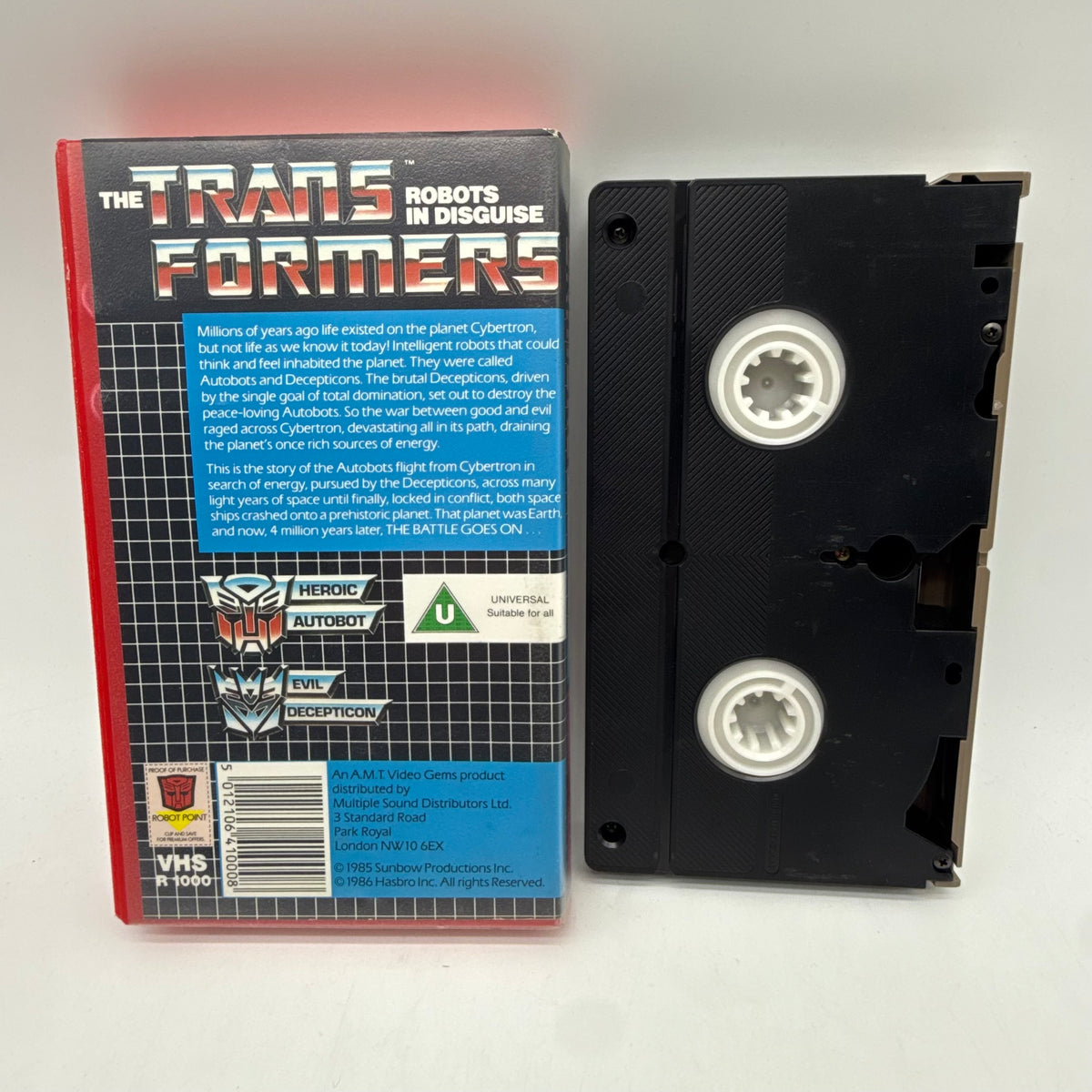 Transformers Megatron’s Master Plan VHS
