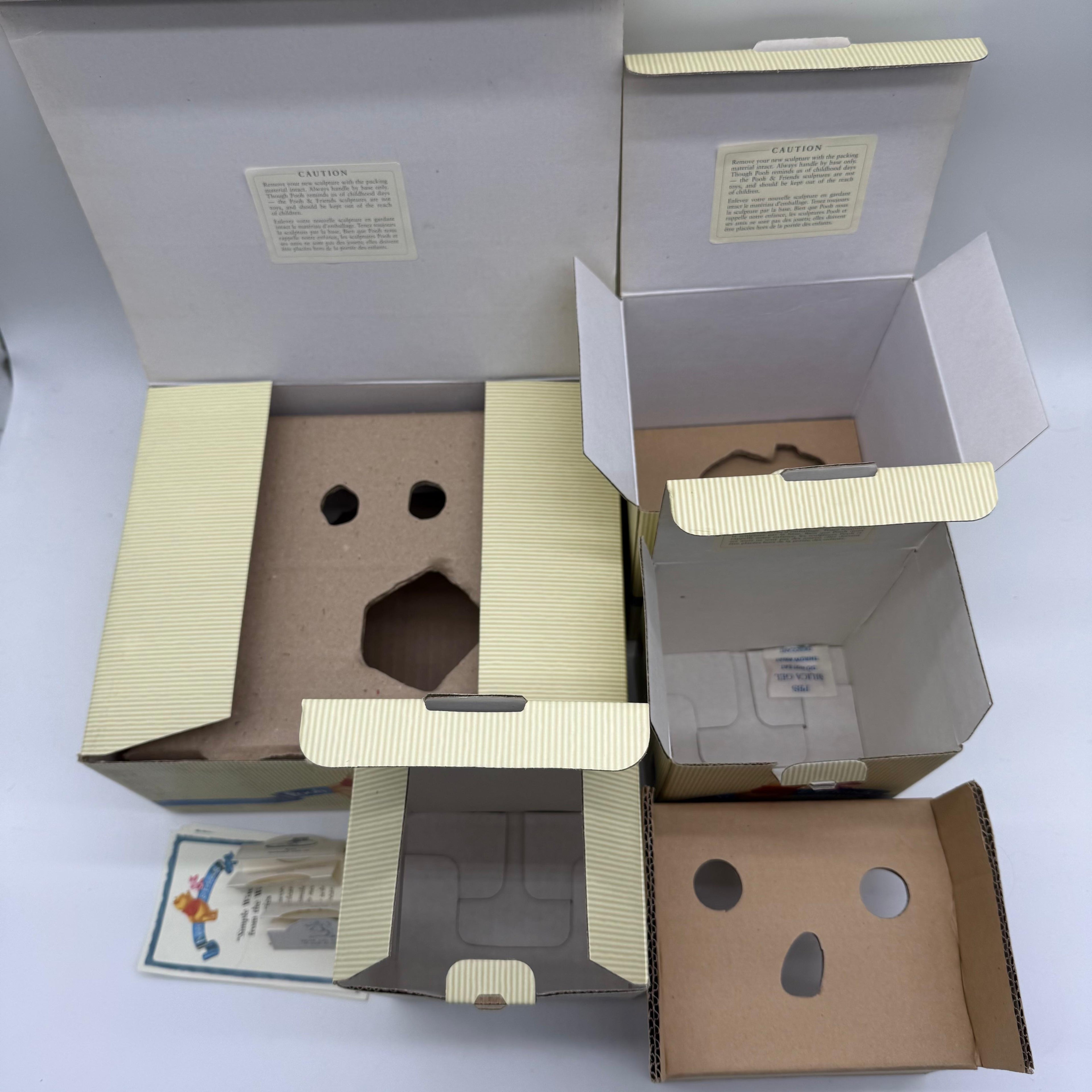 Disney Pooh & Friends ‘Hear No, See No, Speak No ’ Figure Wisdom series VGC