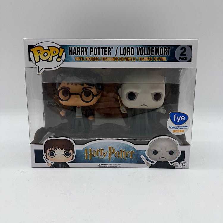 Harry Potter Funko Pop Harry / Voldermort 2 Pack F.Y.E. Exclusive