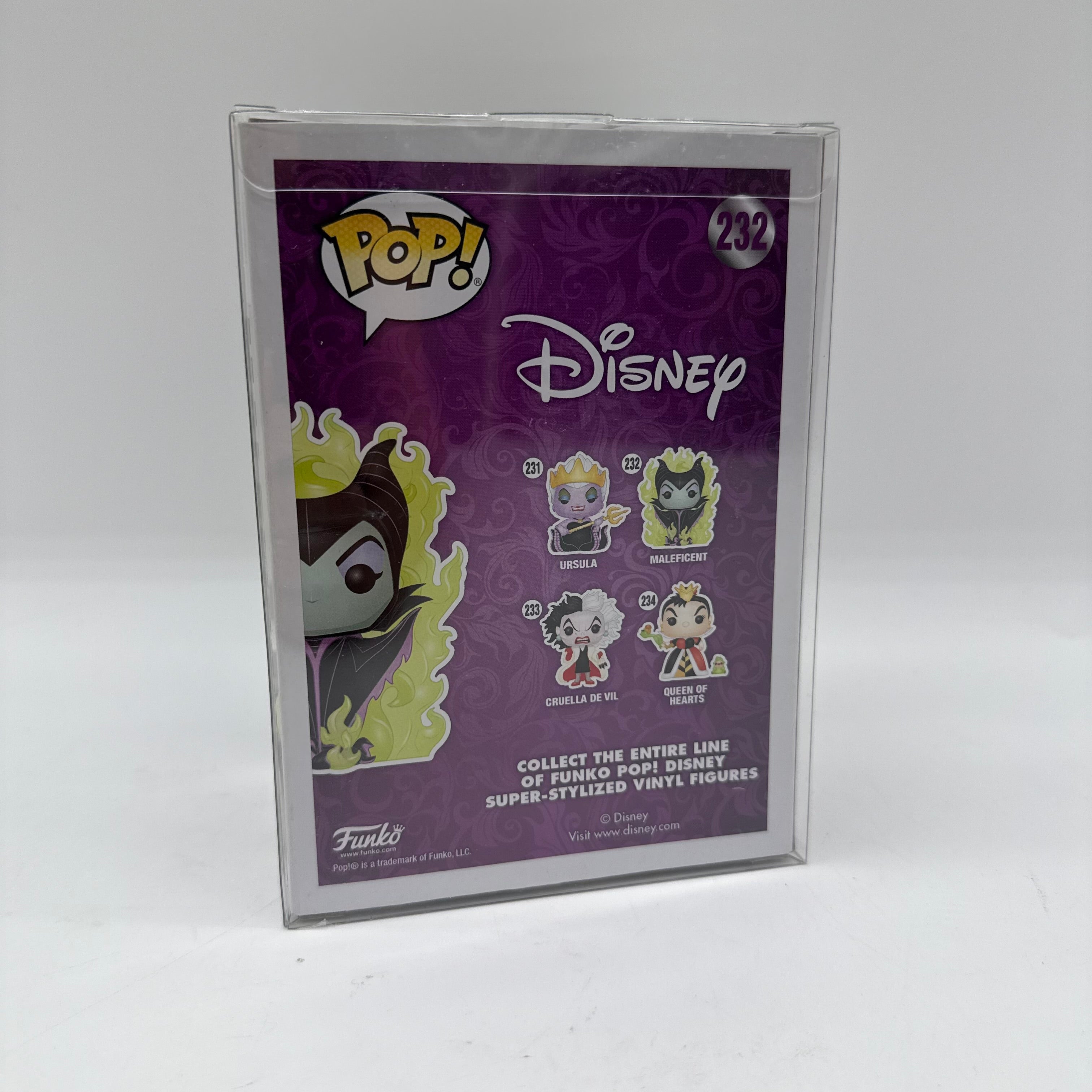 Disney Funko Maleficent 232 Glow Chase & Protector