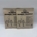 Matchbox 1980s Linkits Traidons Man and Woman Action Figures