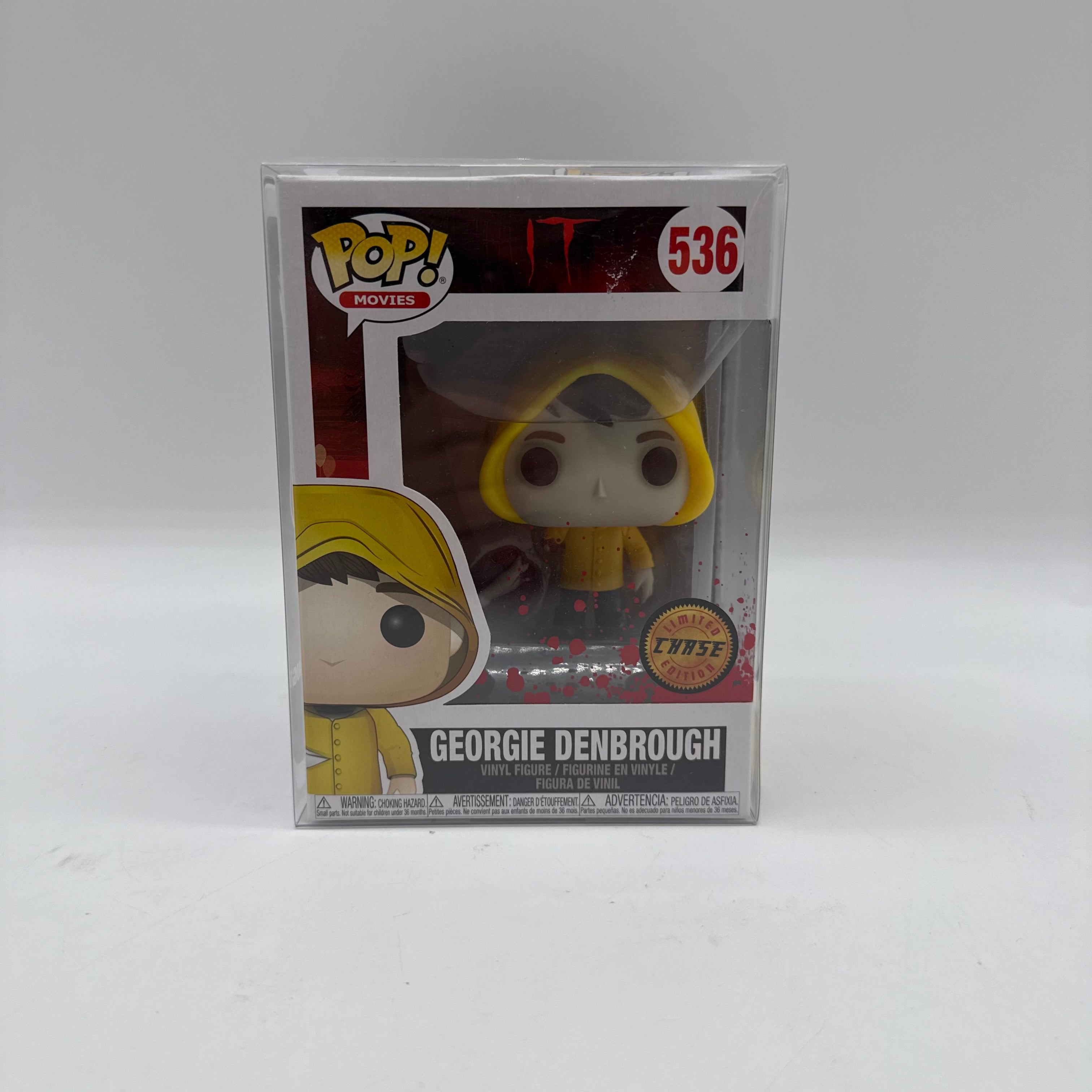 IT Funko Pop Georgie Denbrough 536 Limited Chase + Protector