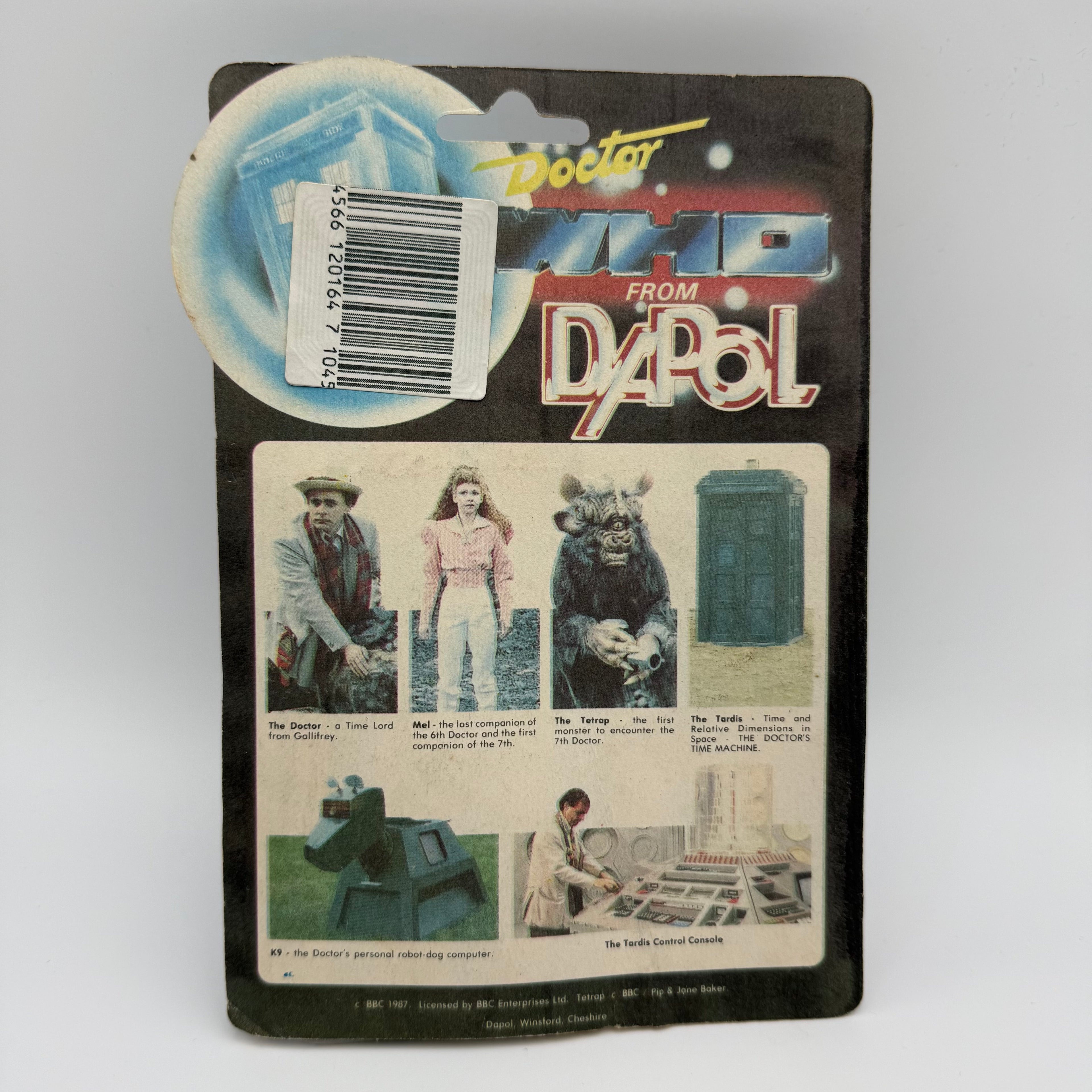 Dapol Doctor Who Black / Gold Dalek Action Figure Carded