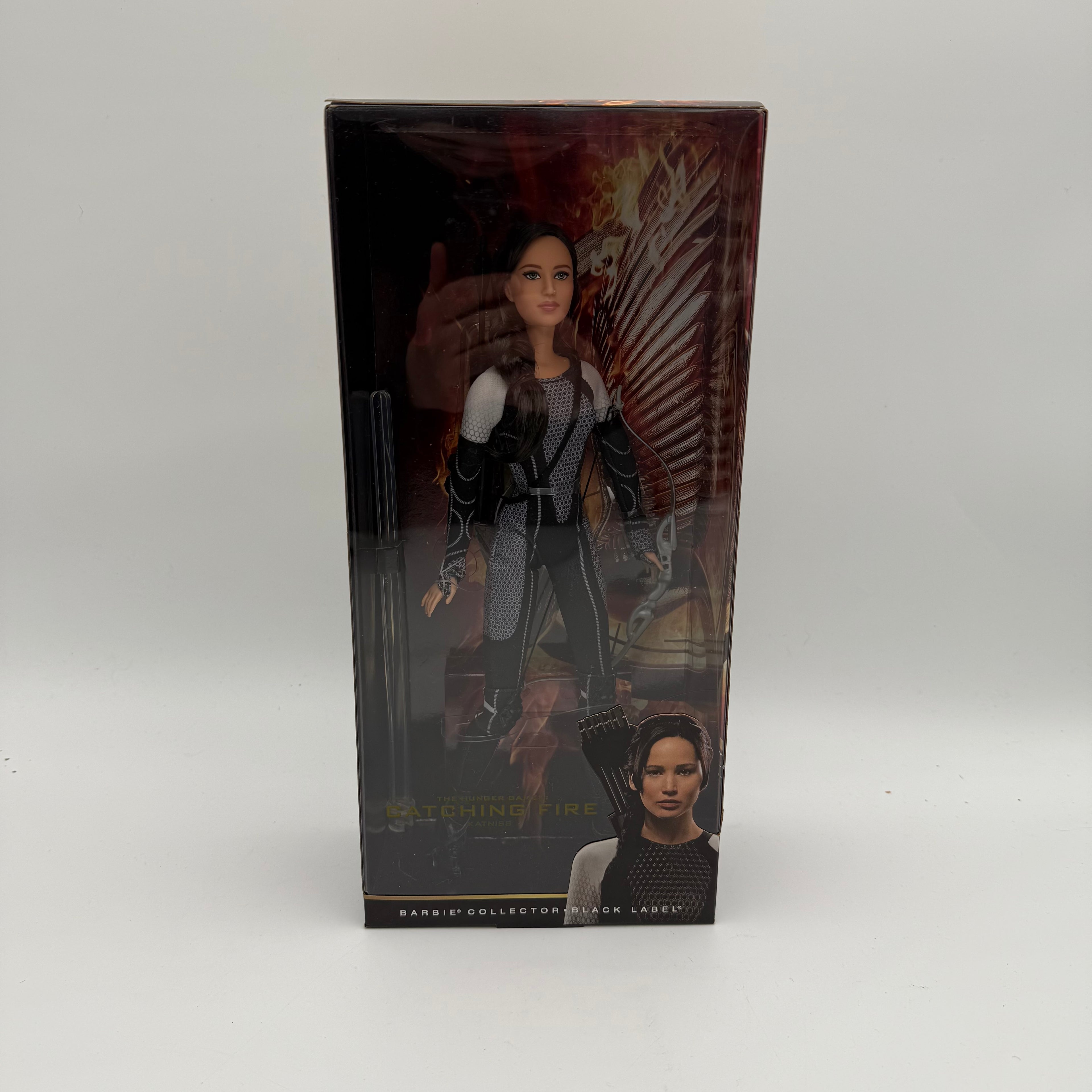 Barbie Black Label Hunger Games Catching Fire Katniss Action Figure - Sealed