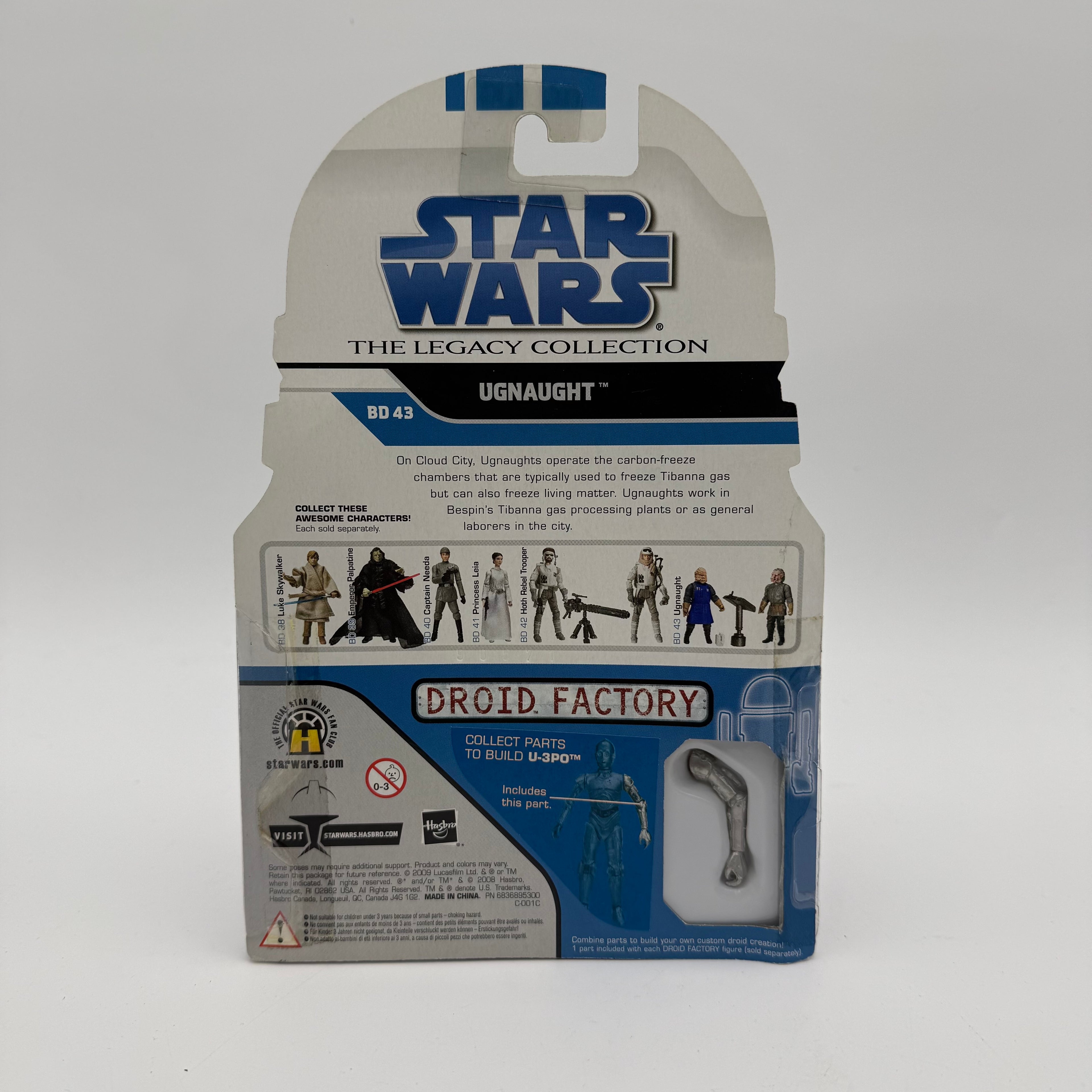 Star Wars Hasbro The Legacy Collection Upnaught Action Figure