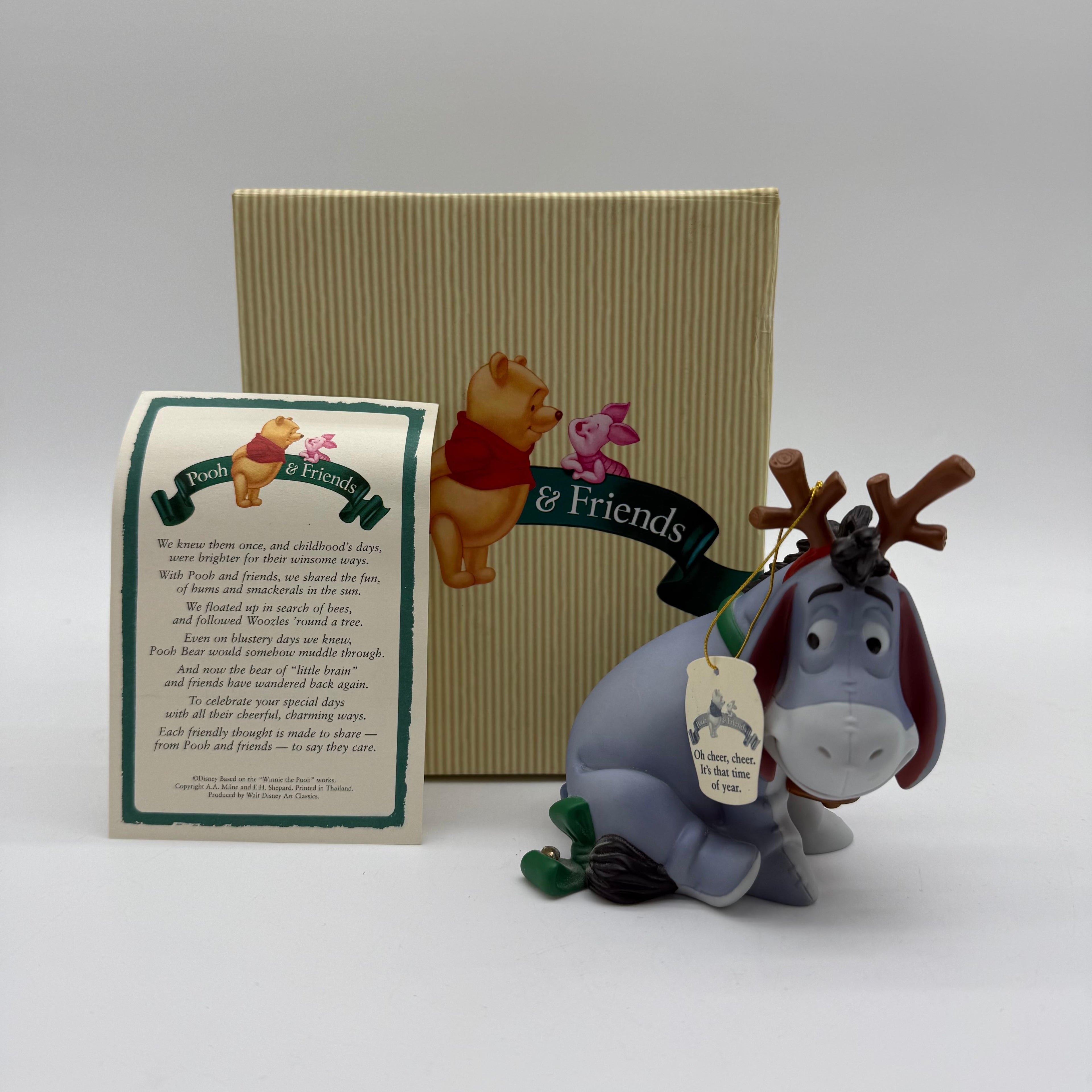 Disney Pooh & Friends Eeyore ‘Oh Cheer Cheer Figurine VGC