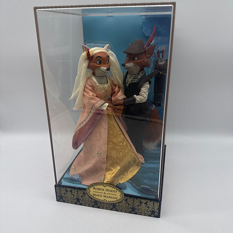 Disney Store Robin Hood & Maid Marian Limited Edition Dolls - Sealed