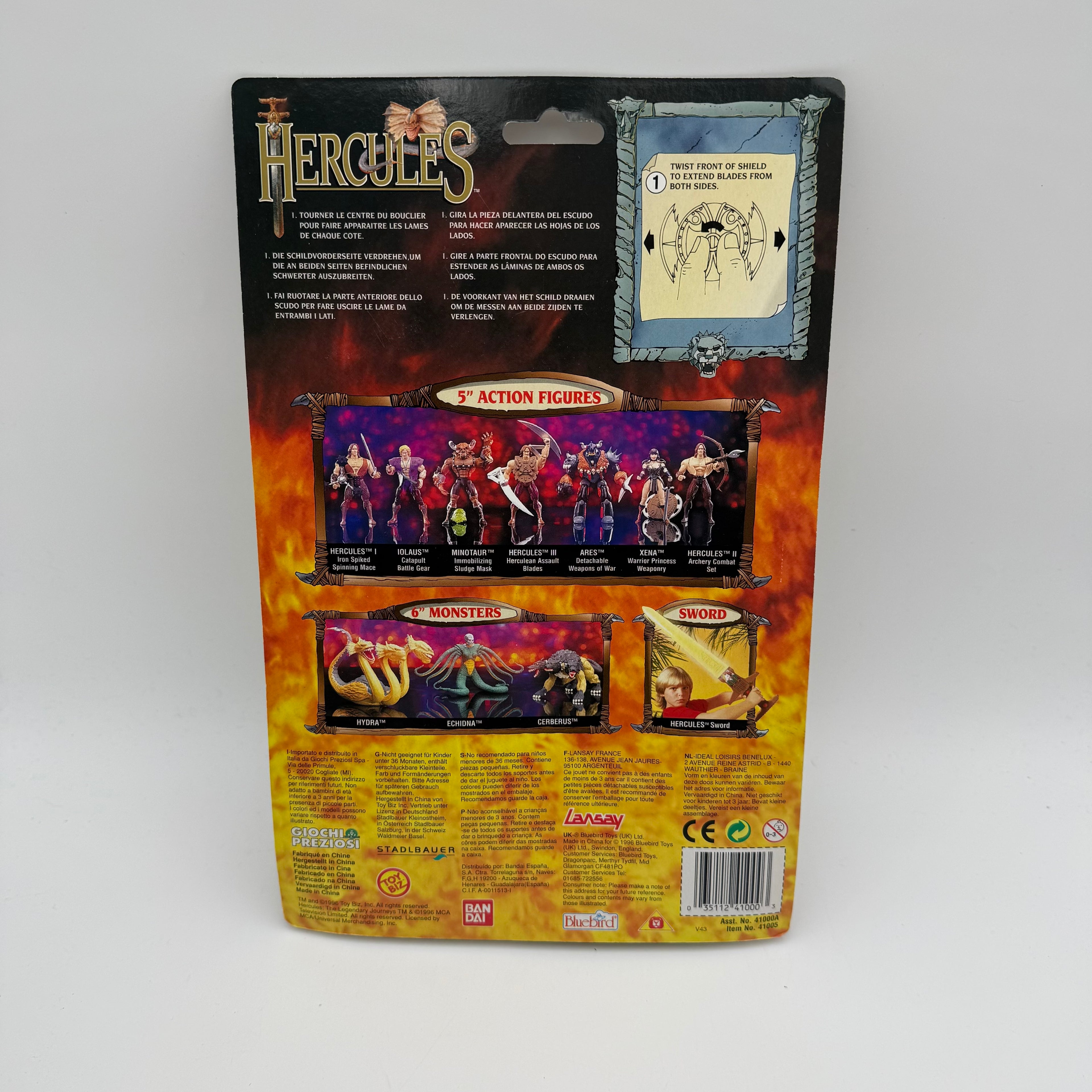 Hercules Toybiz Xena Action Figure Sealed