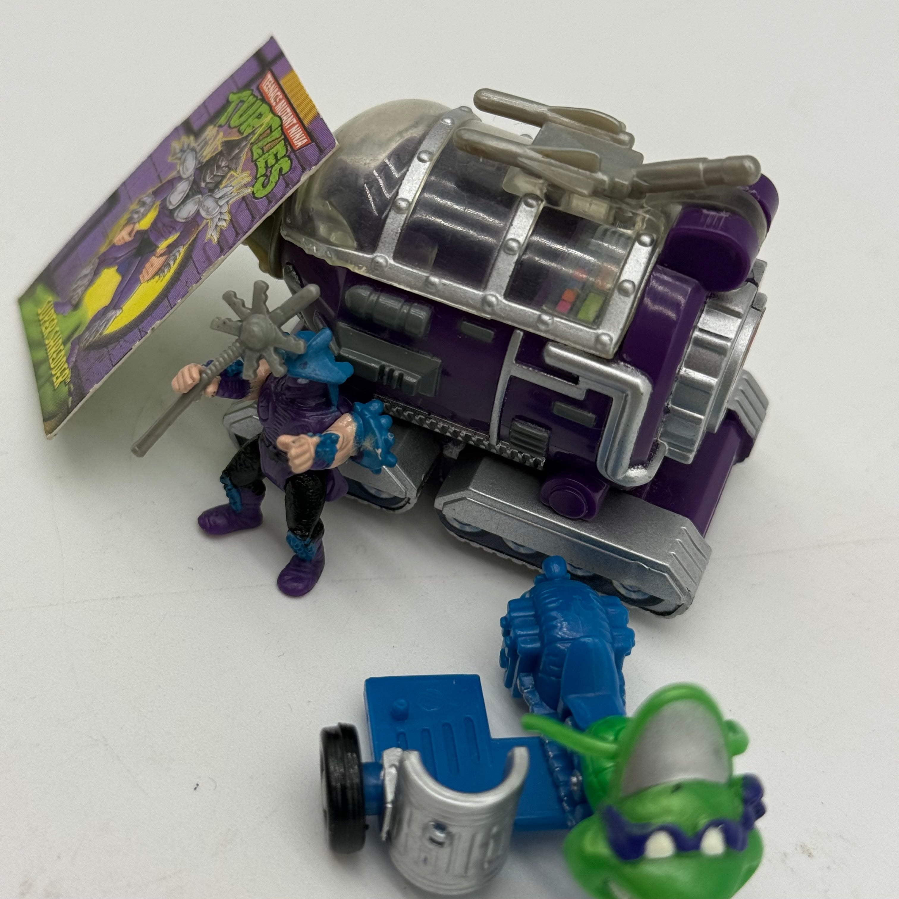 TMNT Turtles Micro Mutants The Turtle Tenderizing Combo Complete