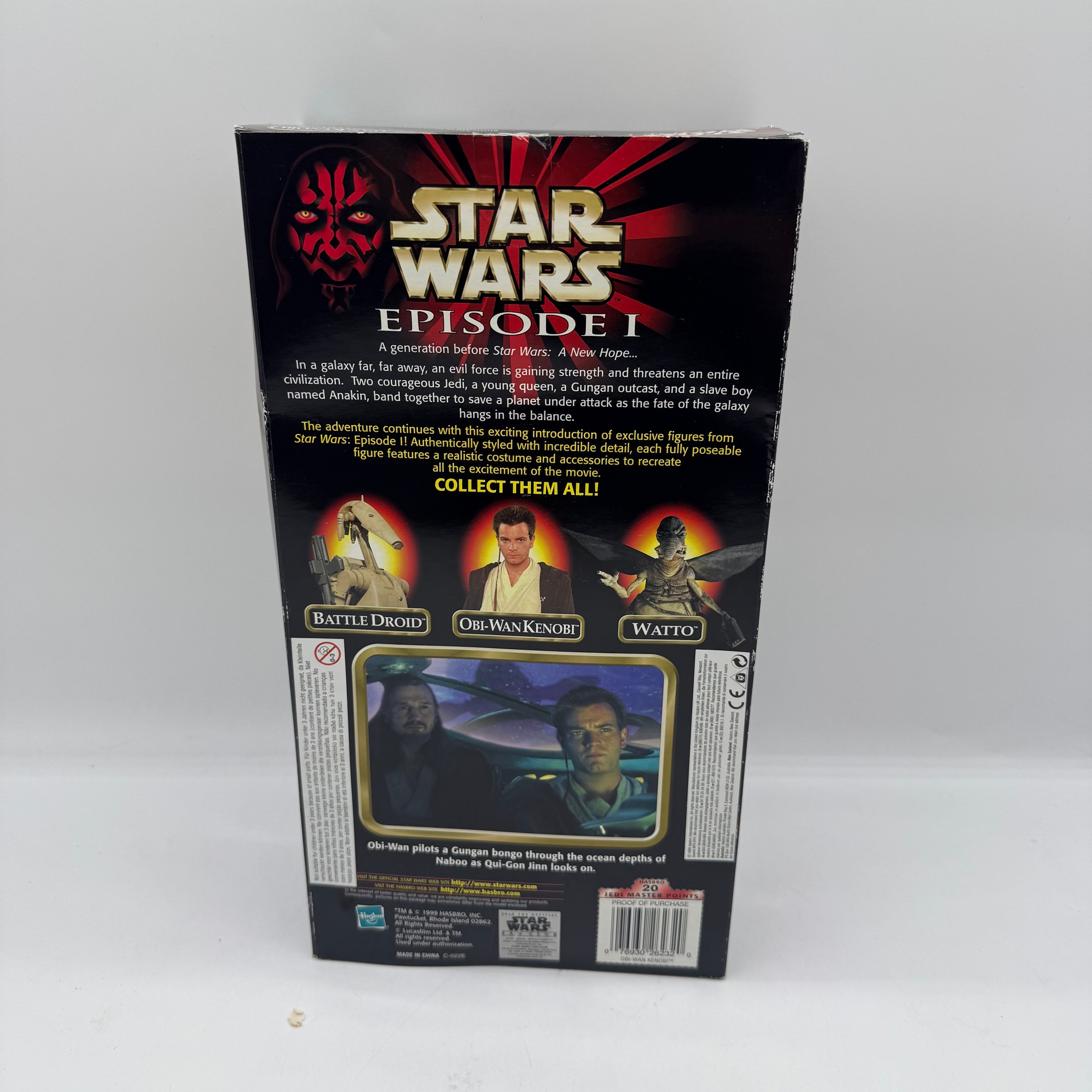 Star Wars 12 Inch Episode 1 Obi Wan Kenobi Action Figure