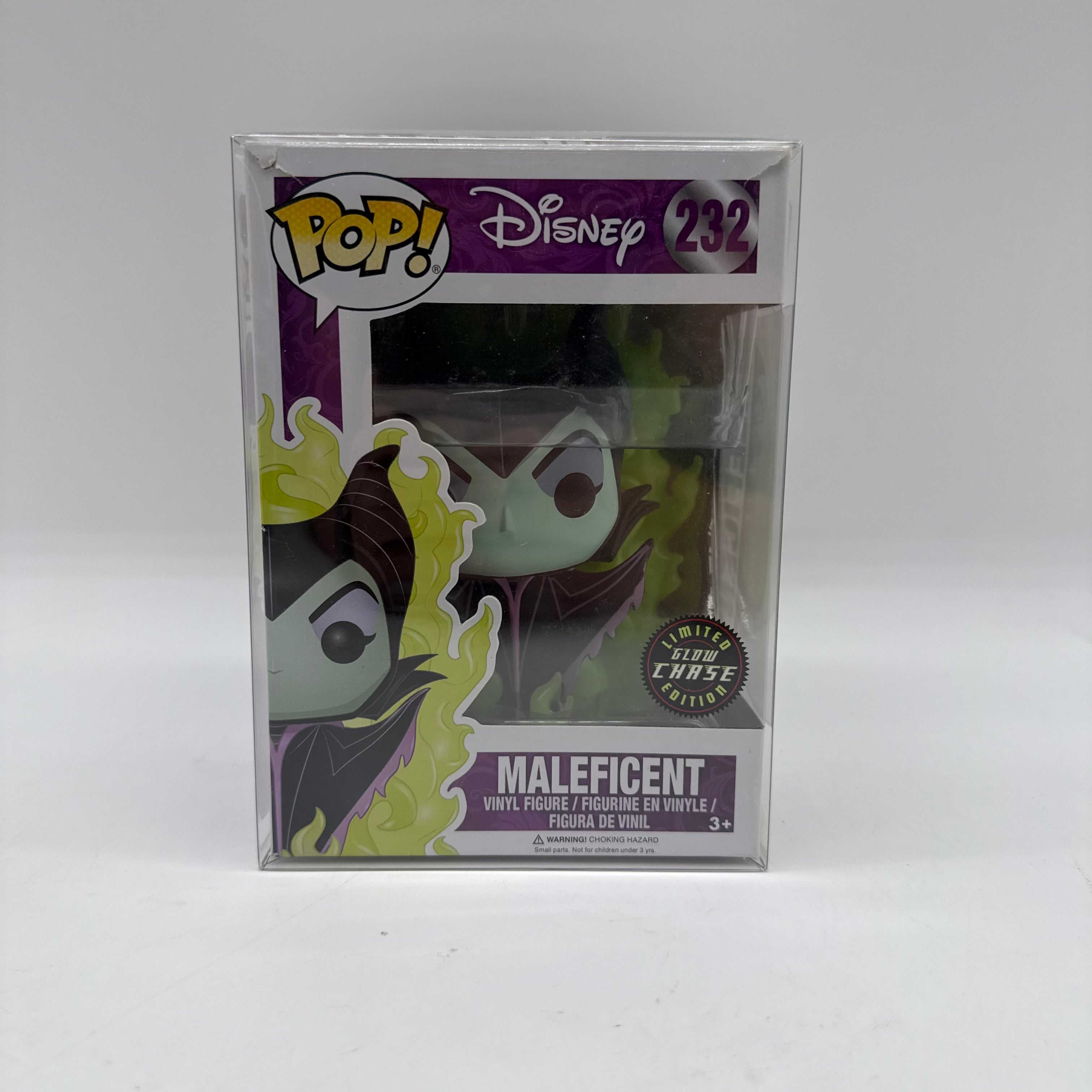 Disney Funko Maleficent 232 Glow Chase & Protector