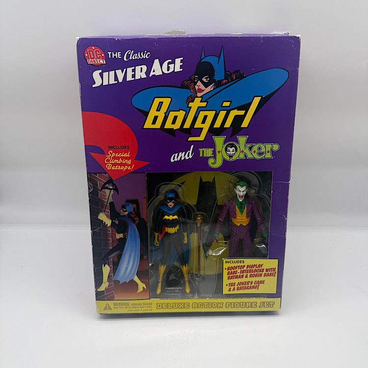 Batman DC Direct The Silver Age Batgirl and The Joker Figure Set