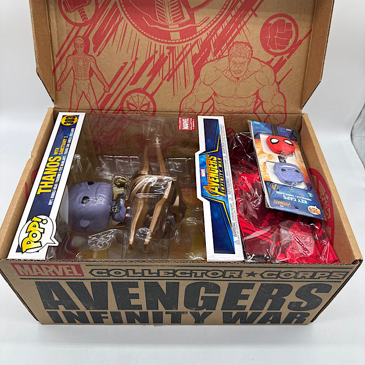 Marvel Funko Collector Corps Avengers Infinity Wars Box