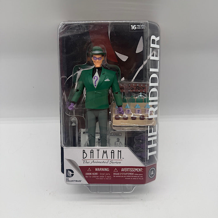 DC Batman The Animated Series The Riddler (Red Card) Action Figure Carded