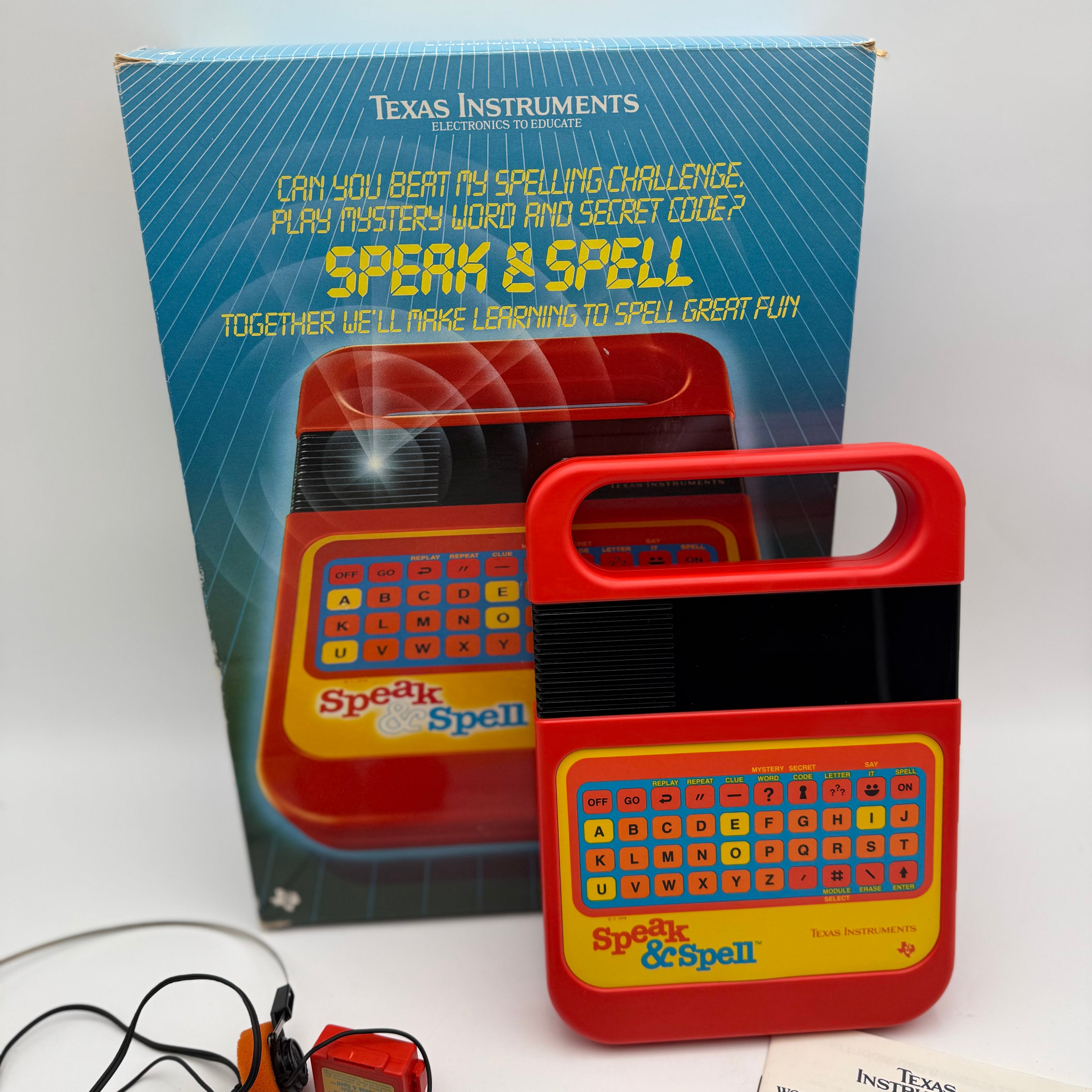 Texas Instruments Speak and Spell 1985 Working
