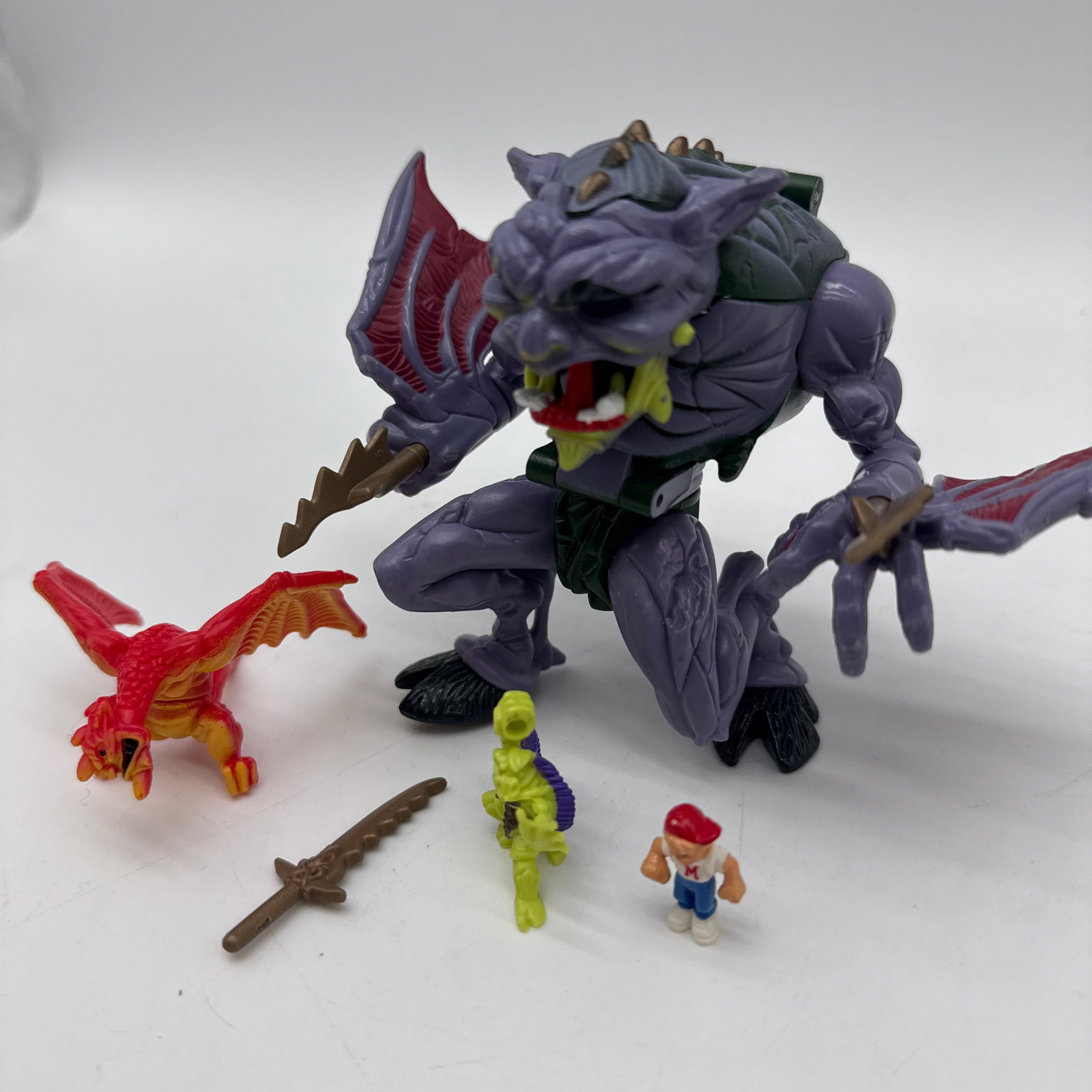 Mighty Max Bluebird Toys Max Gargoyle Battle Warrior Complete