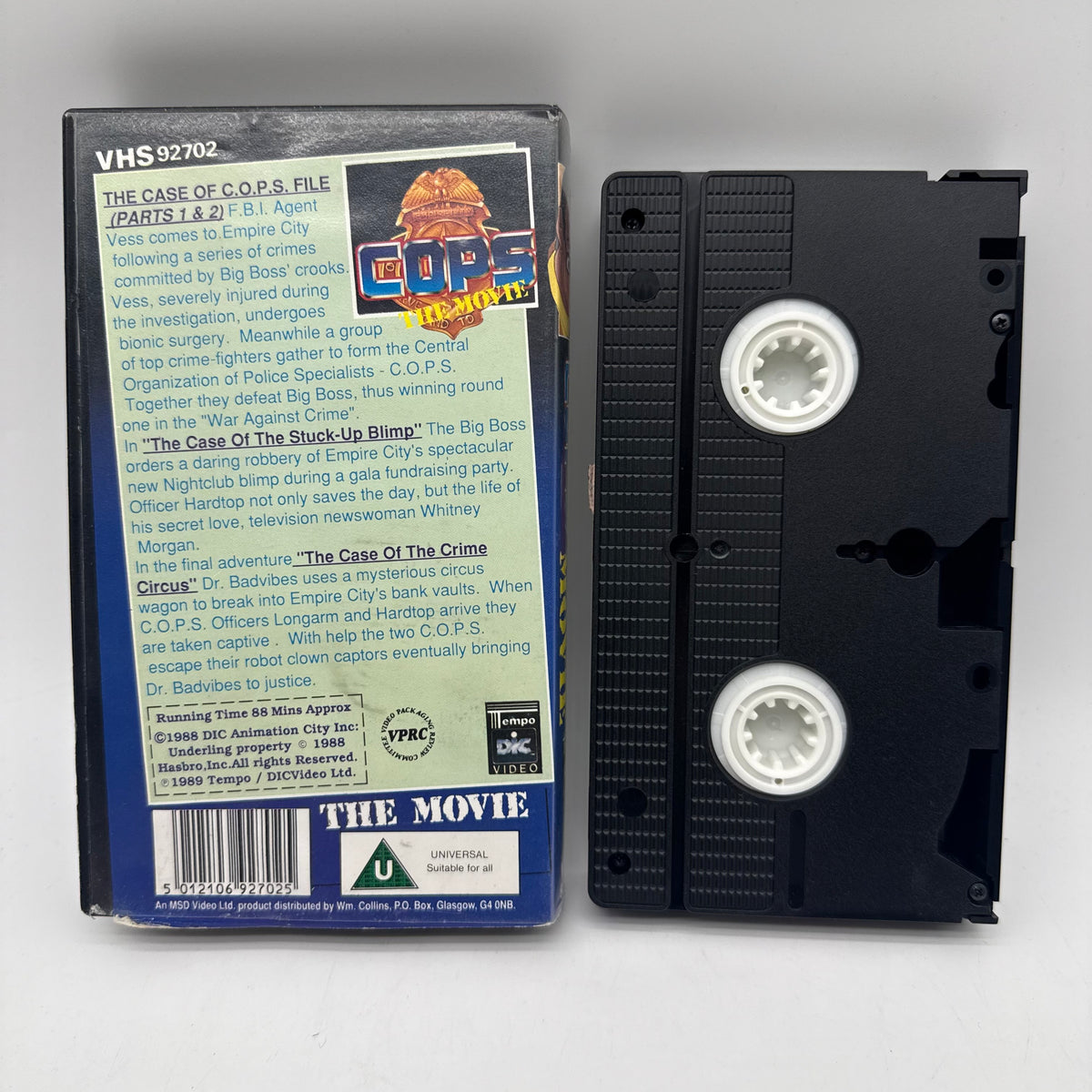 Cops the Movie 1989 VHS