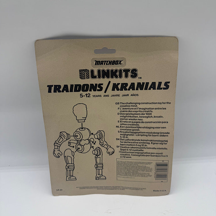 Matchbox 1980s Linkits Traidons Man  Action Figure