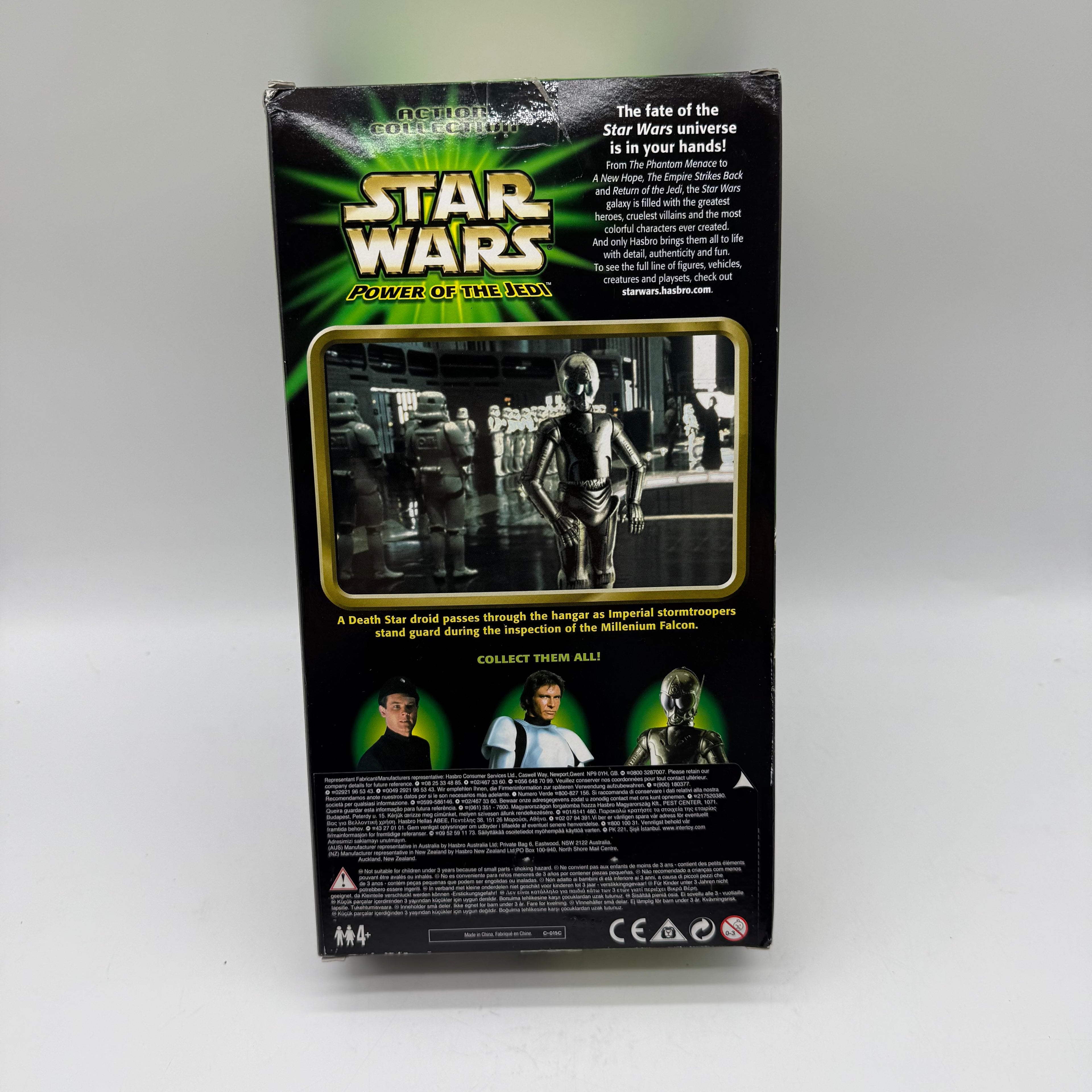 Star Wars Power Of The Jedi Death Star Droid 12 inch Action Collection Sealed
