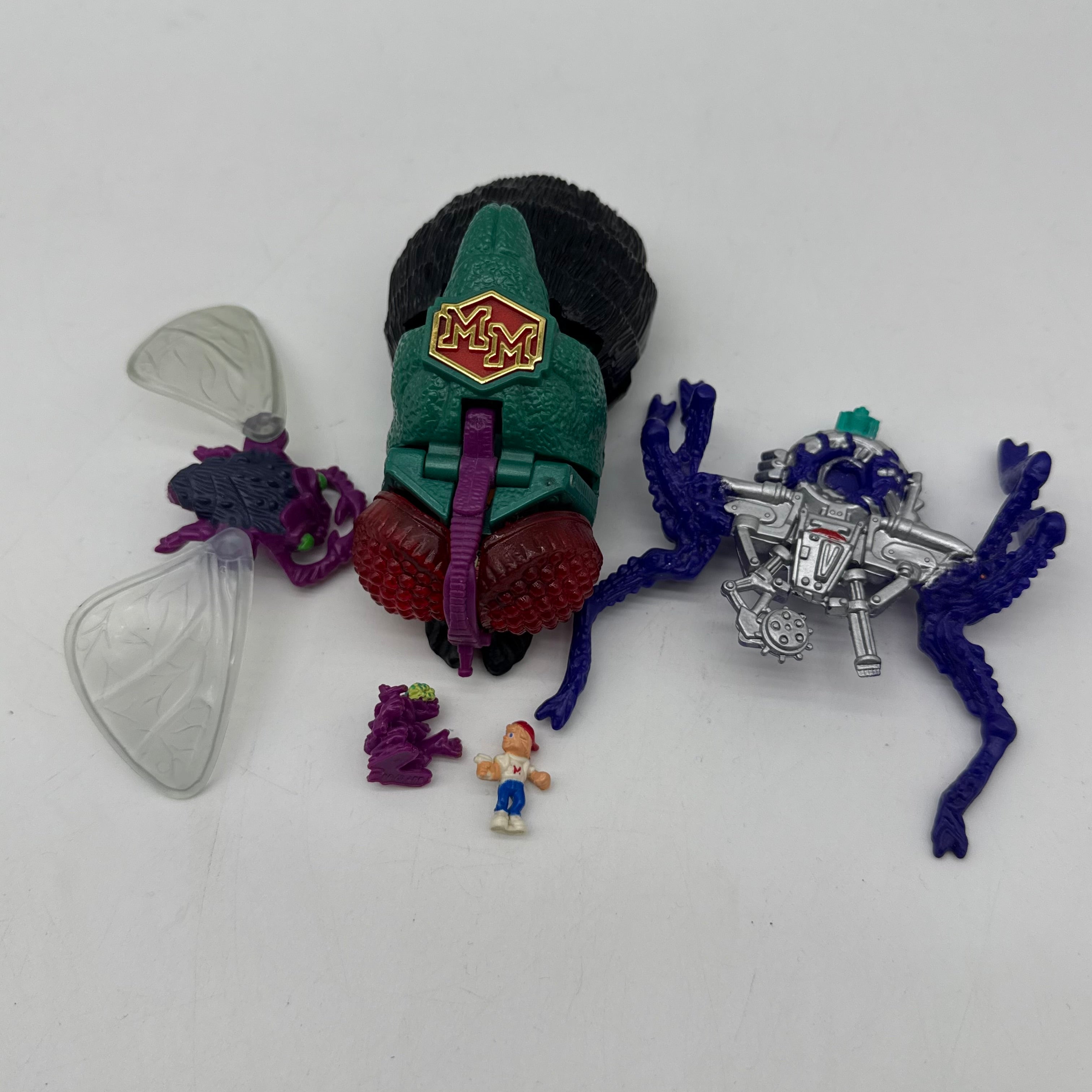 Mighty Max Bluebird Toys The Fly Doom Zone Complete