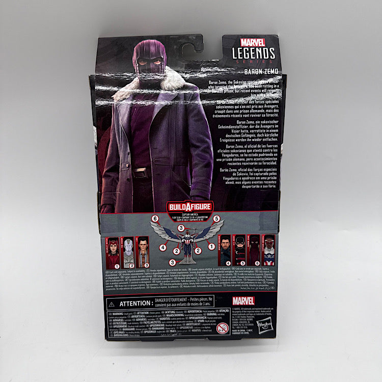 Marvel Legends Falcon & Winter Soldier Baron Zemo Boxed Figure