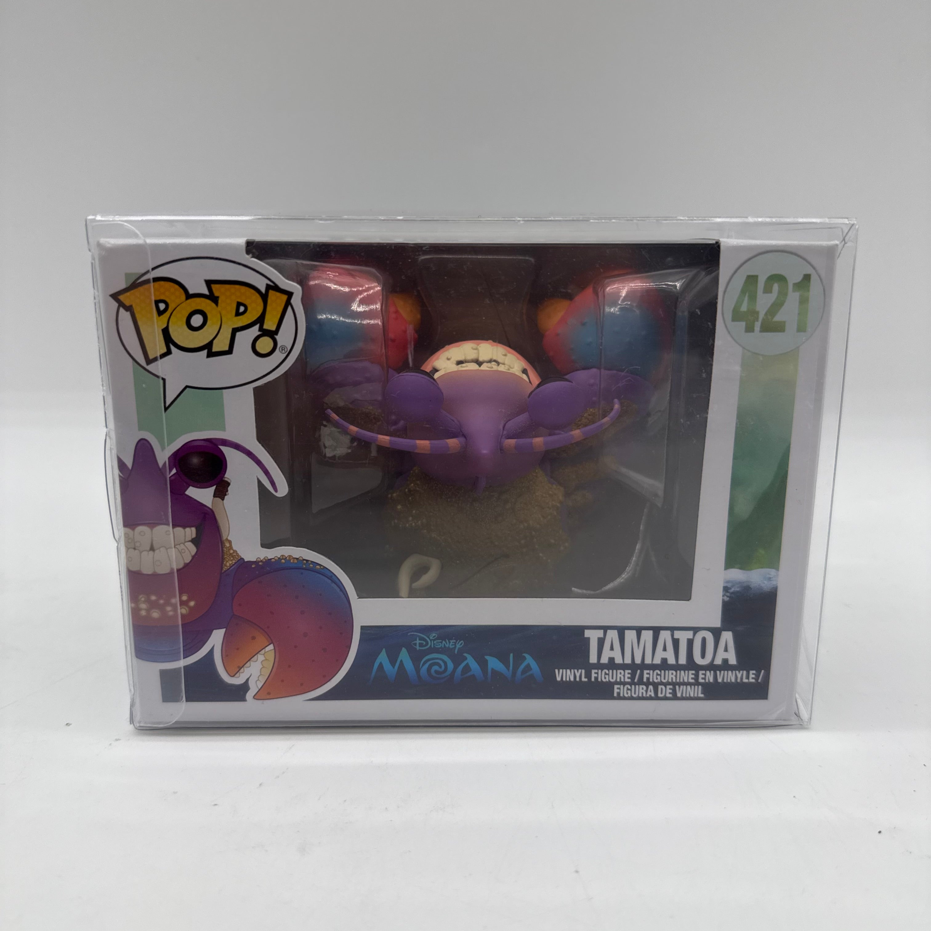 Disney Funko Pop Moana Tamatoa 421 + Protector