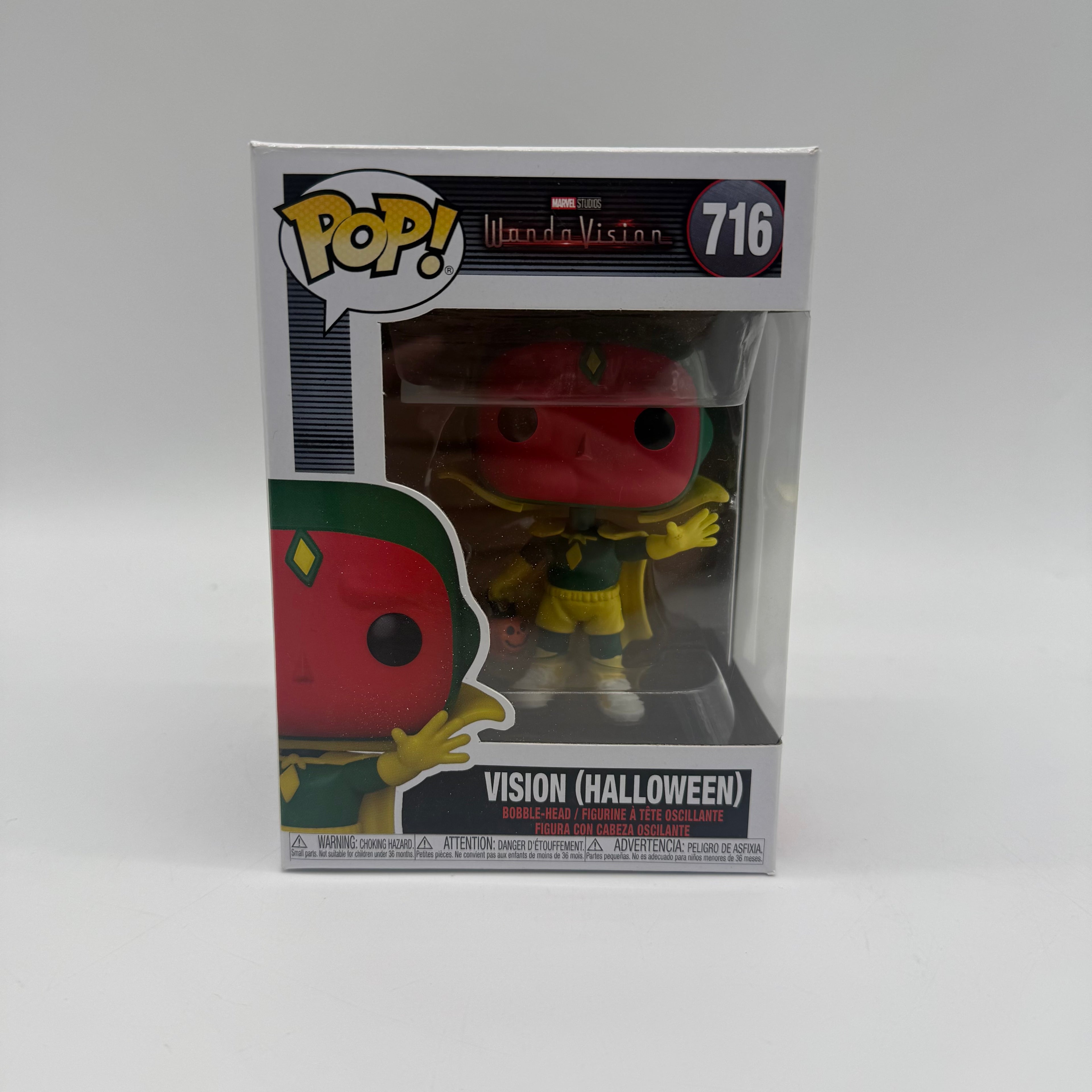 Marvel Wandavision Vision (Halloween) 716 Funko Pop Boxed