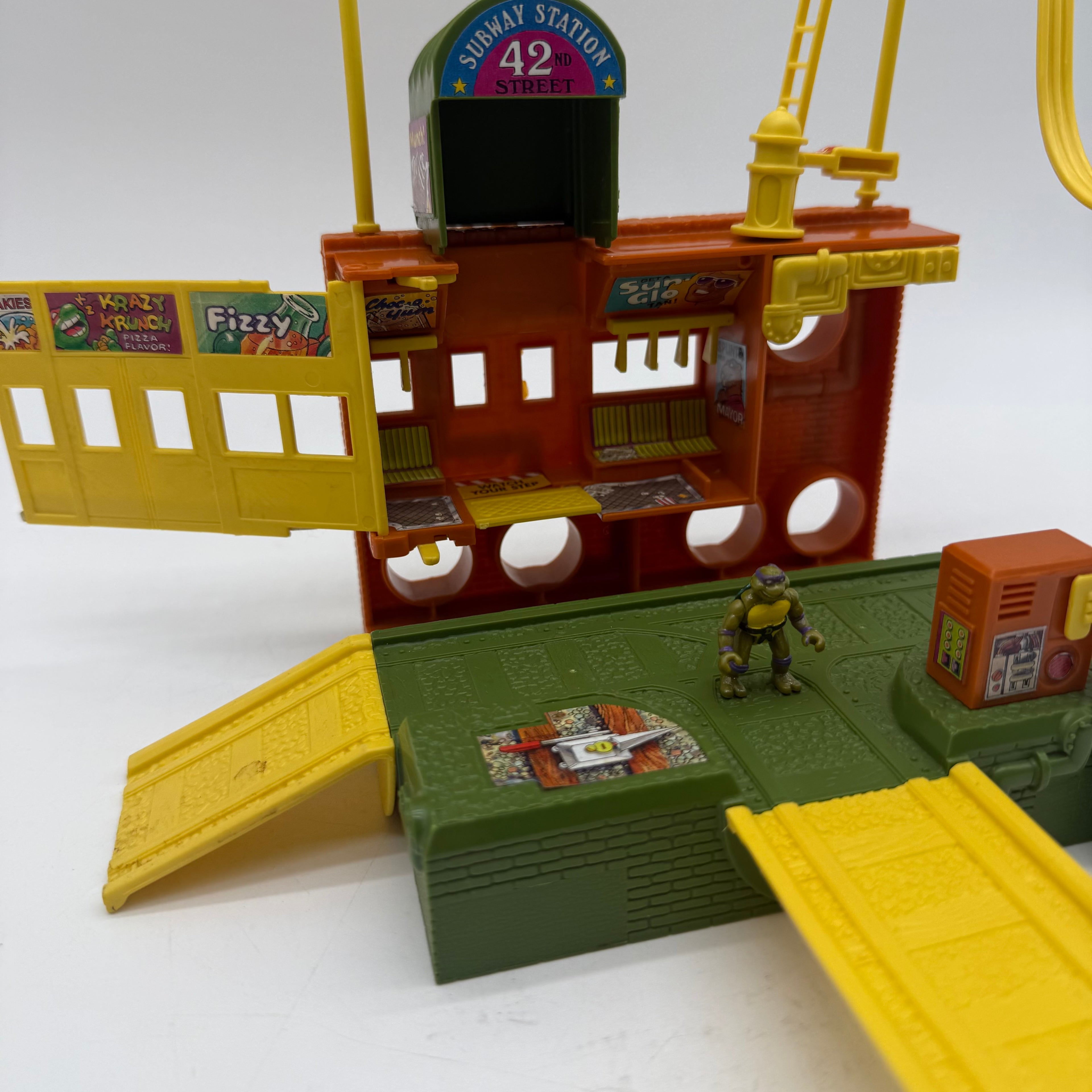 TMNT Turtles Micro Mutants Bodacious Battleset Sewer Wars