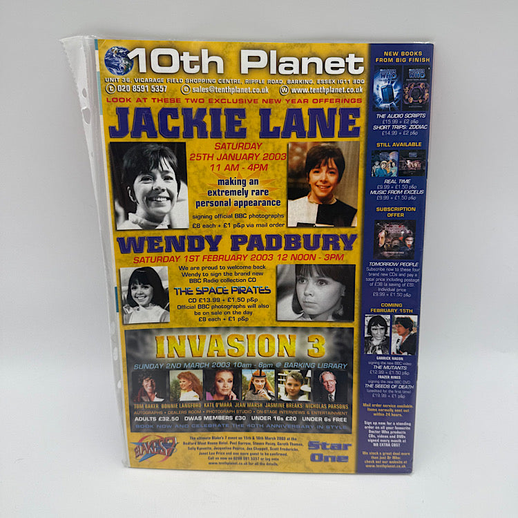 Doctor Who Magazine issue 337 Living Legend CD