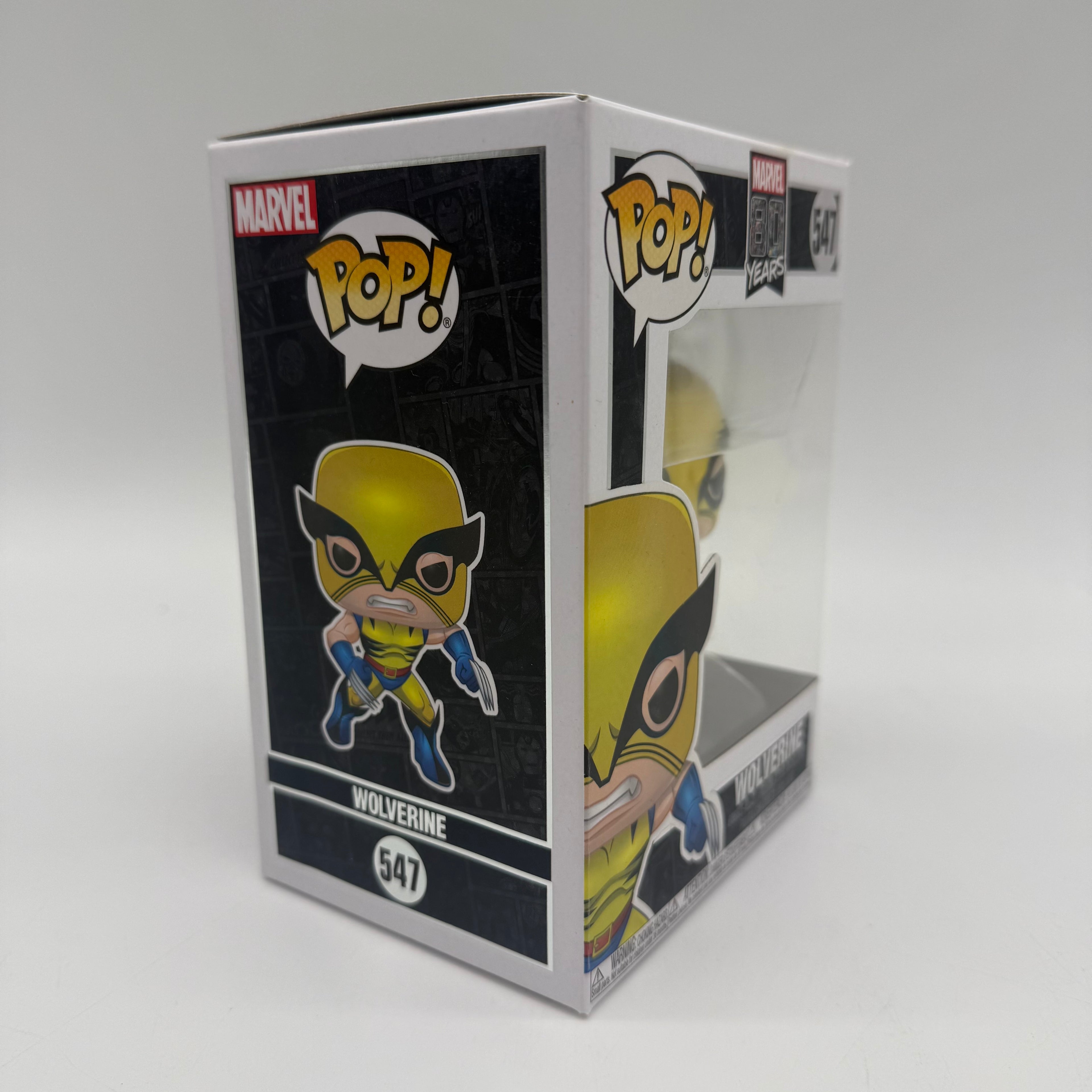 Marvel 80 Years Wolverine 547 Funko Pop Boxed