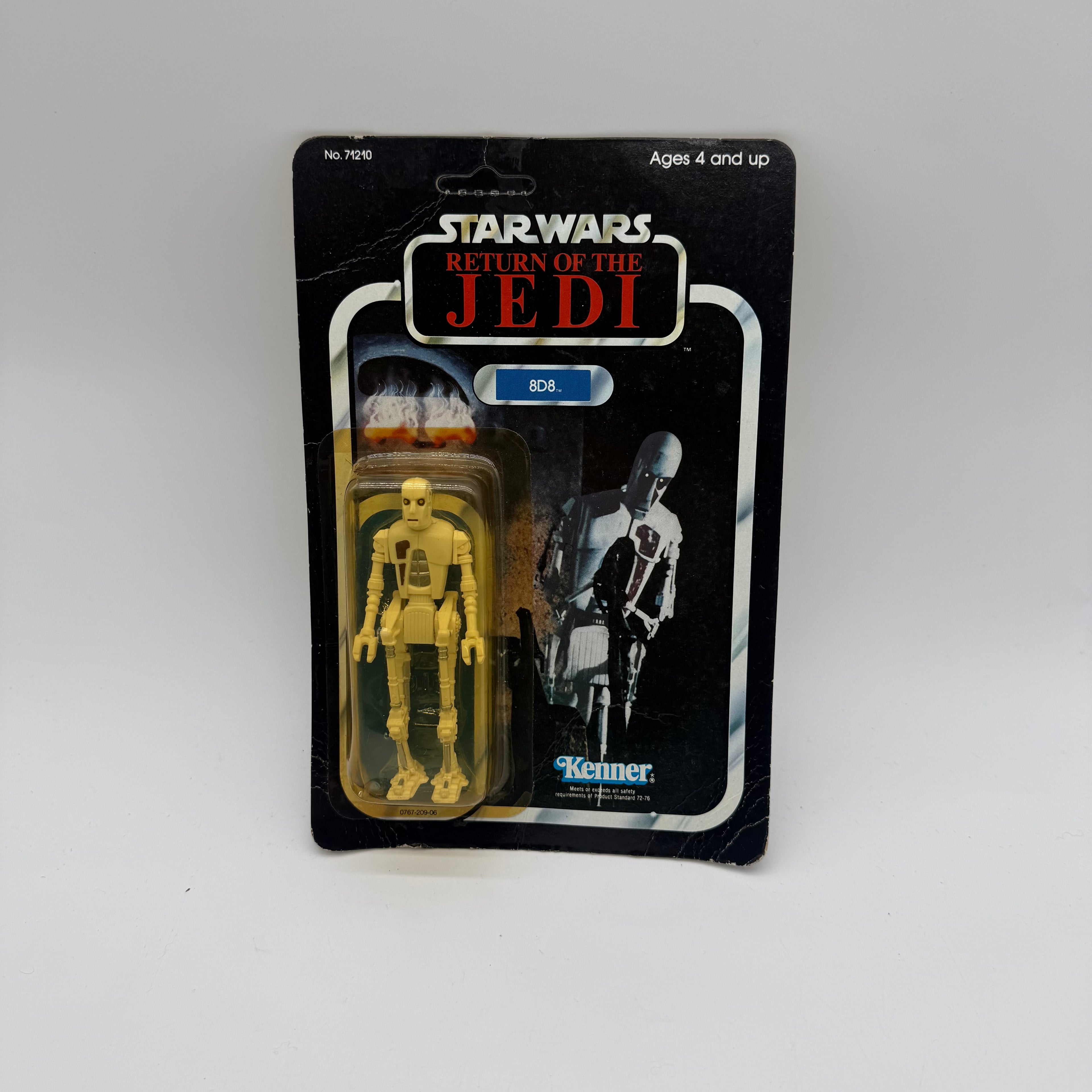 Star Wars Vintage 1984 8D8 Unpunched Carded Figure