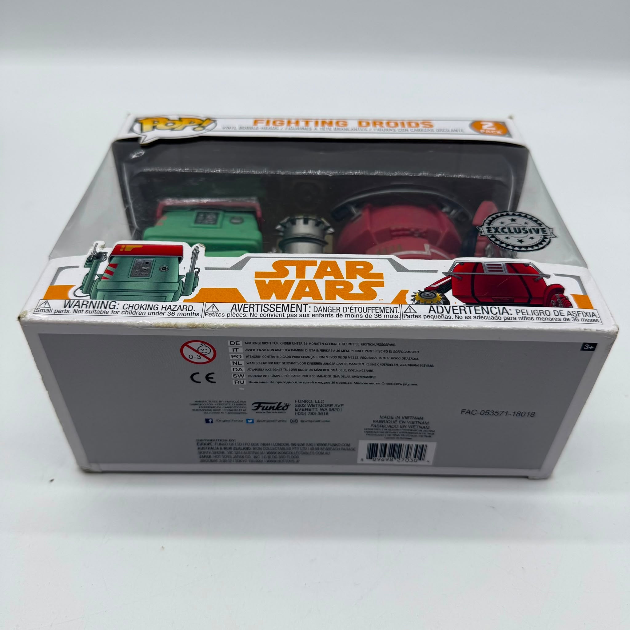 Star Wars Funko Pop Fighting Droids 2 Pack