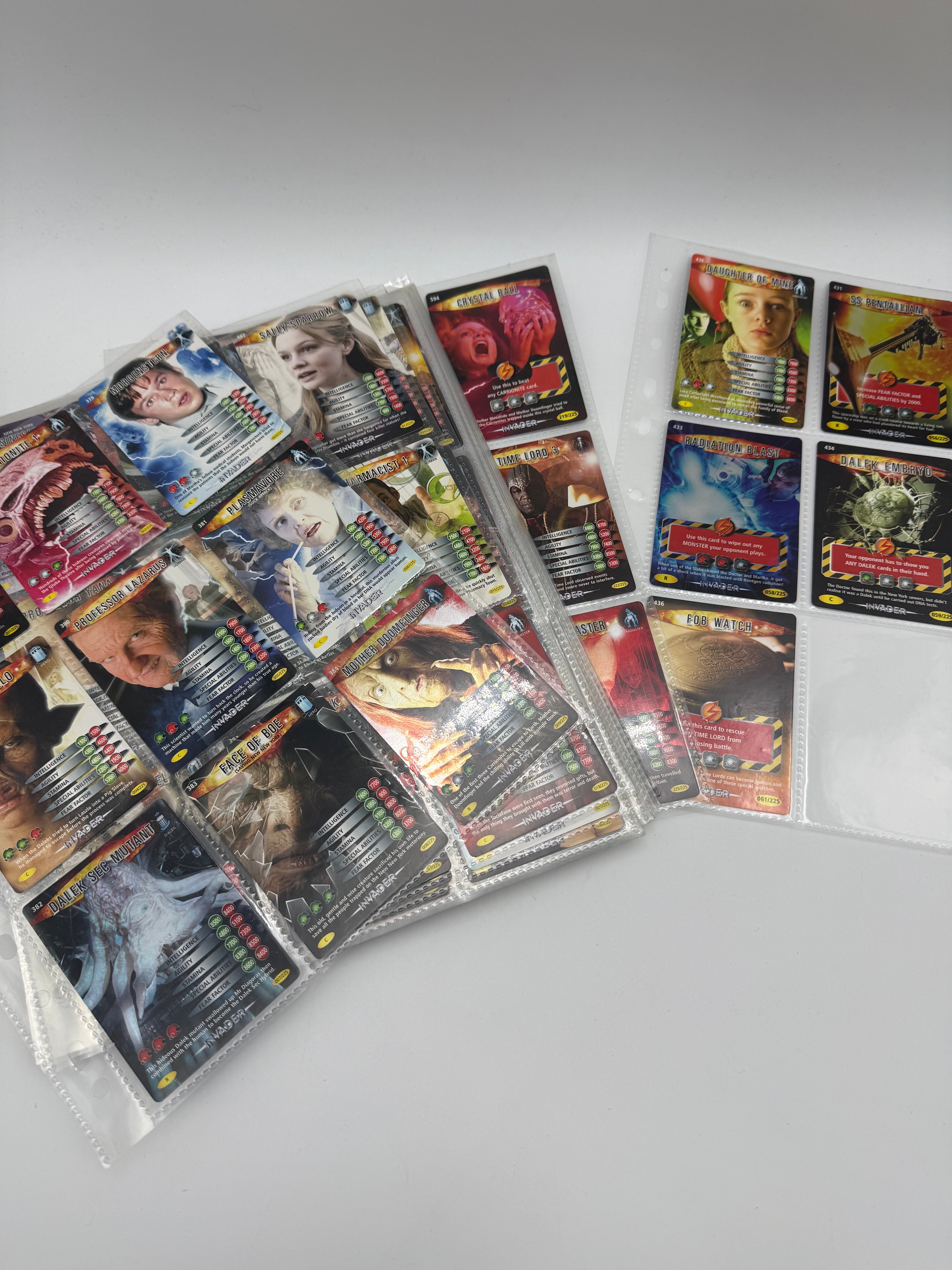 Doctor Who Battles In Time Invader 1-225 (1 card missing)