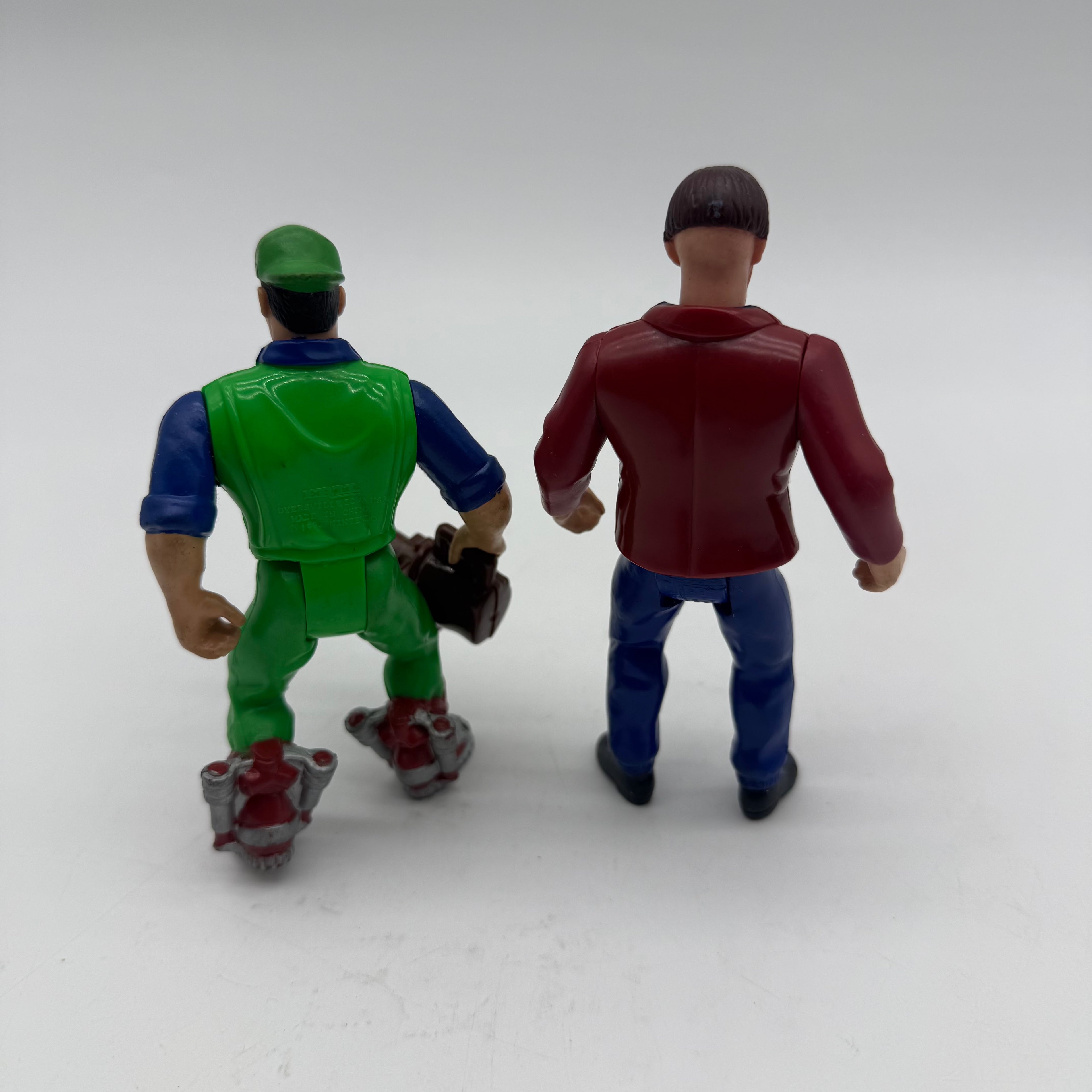 ERTL 1993 Super Mario Bros Movie Luigi and Spike Figures