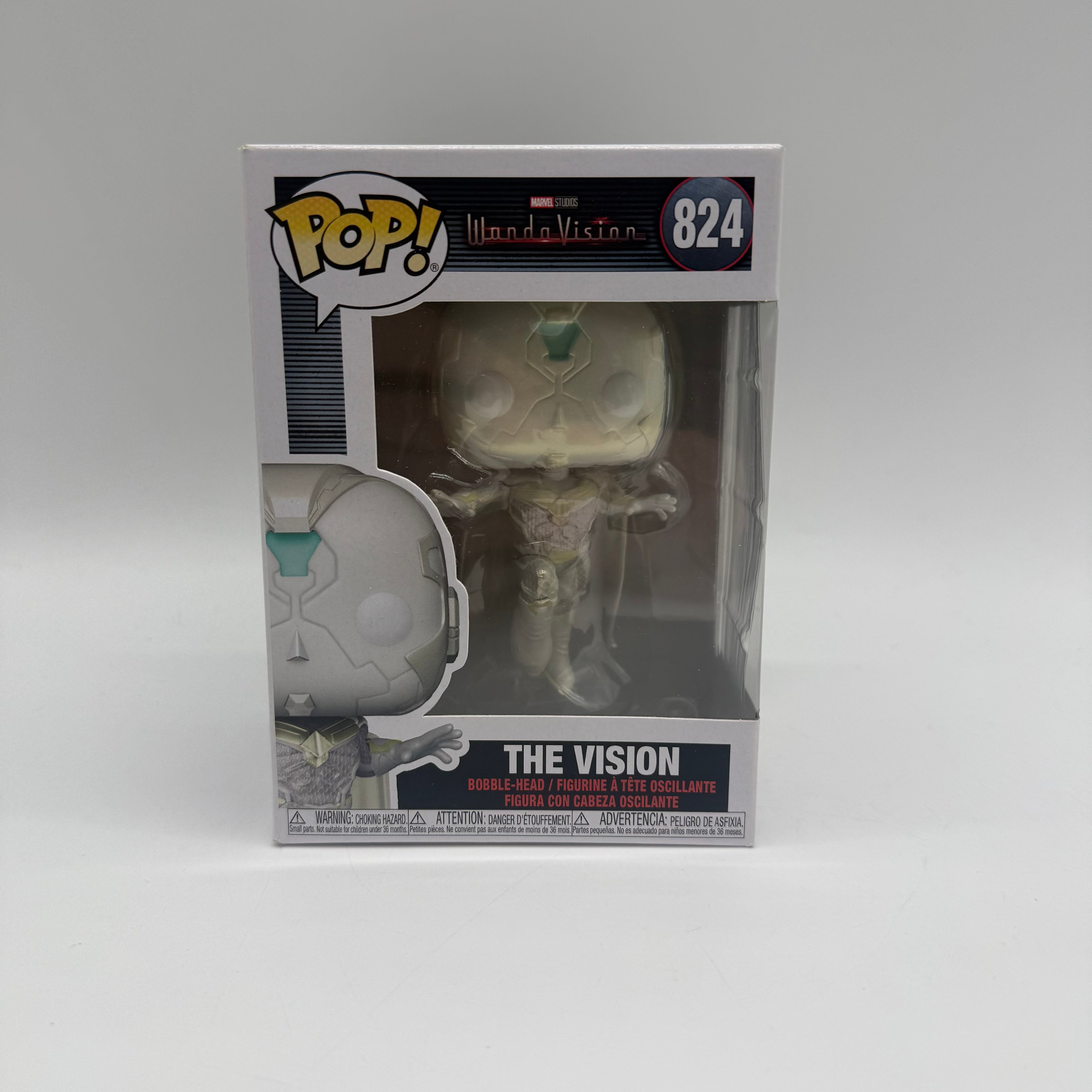 Marvel Wandavision Vision 824 Funko Pop Boxed