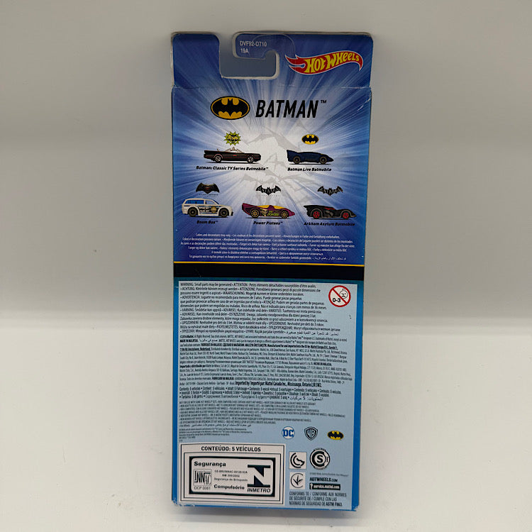 DC Batman Hot Wheels 5 Pack 'Classic Batmobile' Set