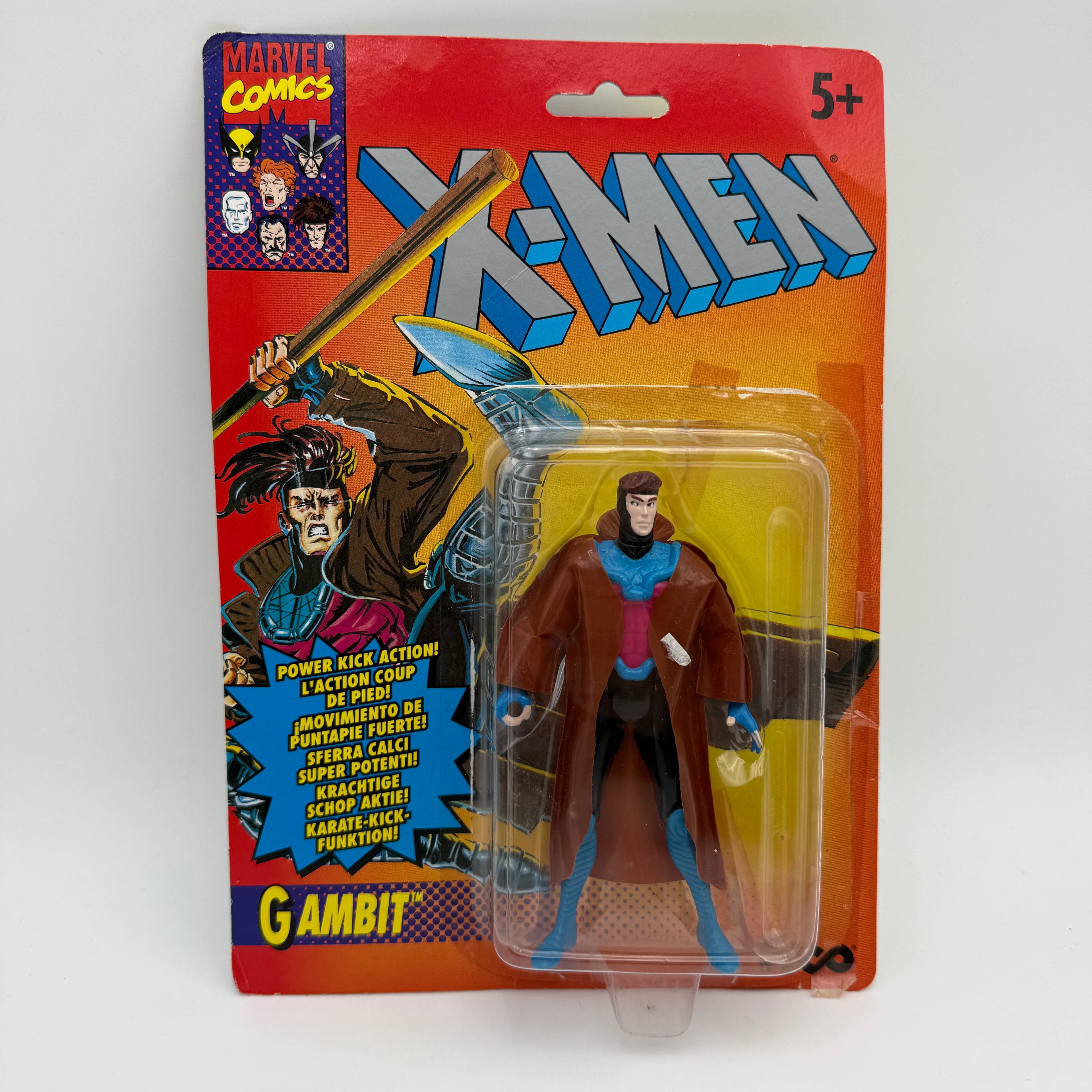 Marvel ToyBiz / Tyco X-Men Gambit Action Figure Carded