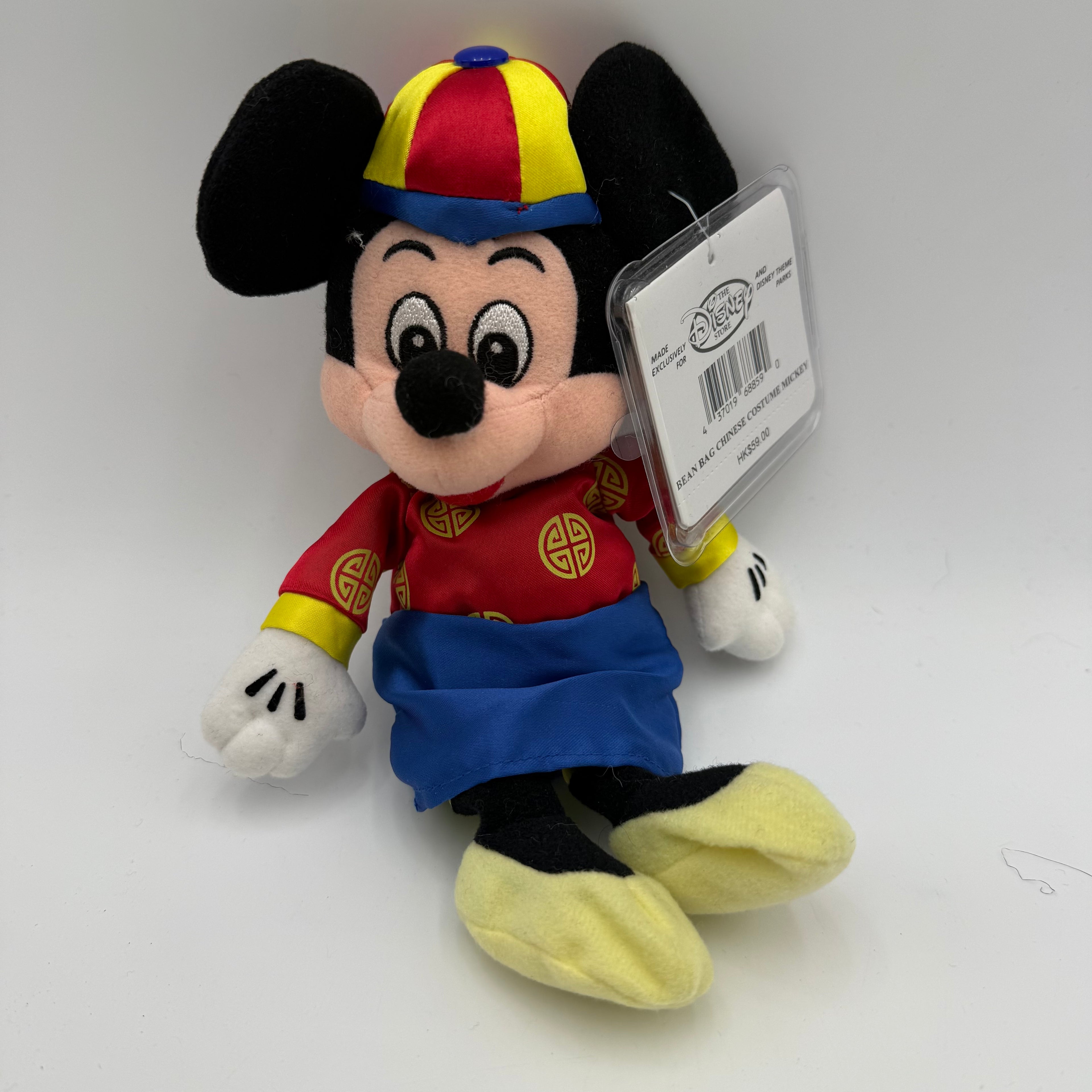 The Disney Store Chinese Festival Mickey Mouse 7/8’ With Tags