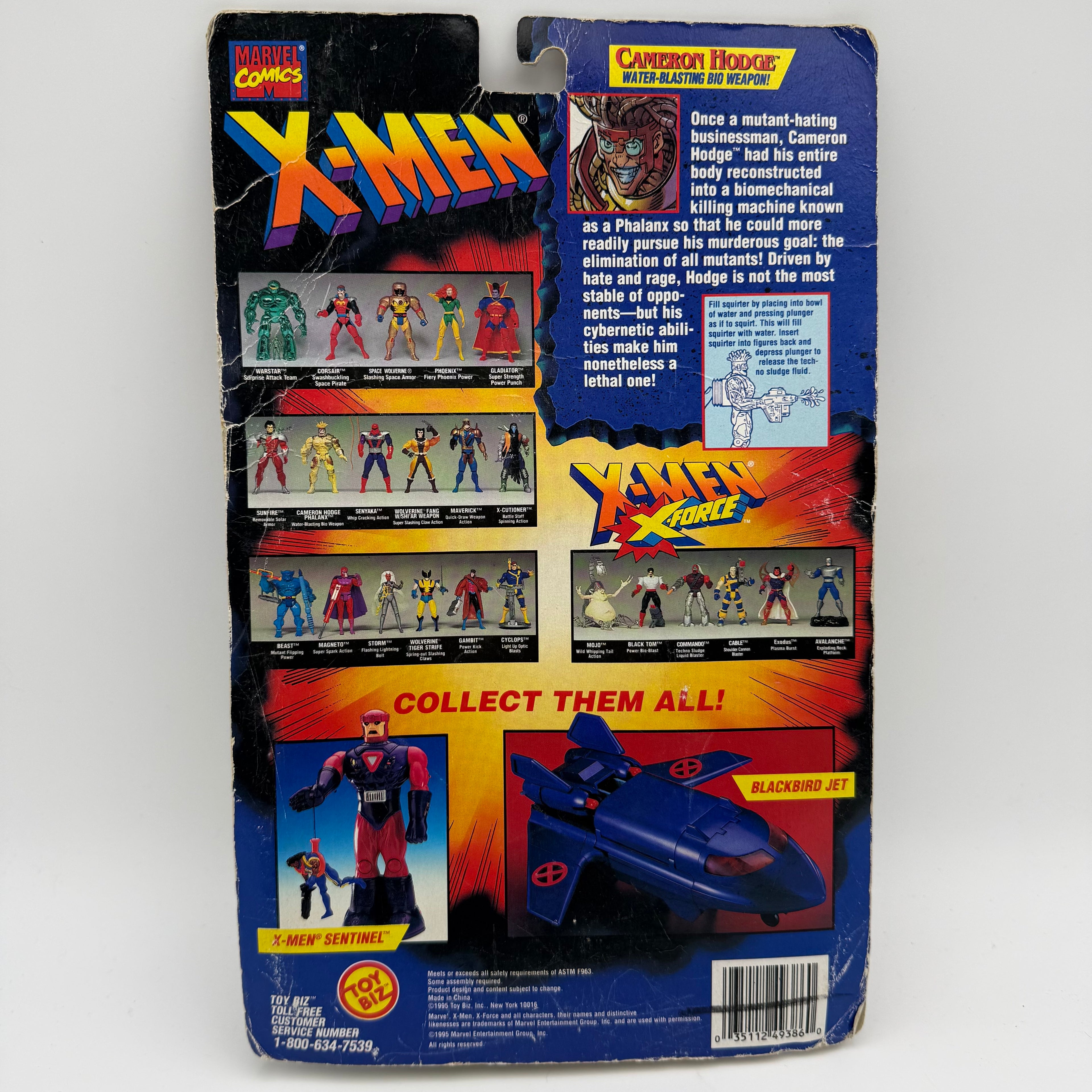 Marvel ToyBiz / Tyco X-Men Cameron Hodge Action Figure Carded