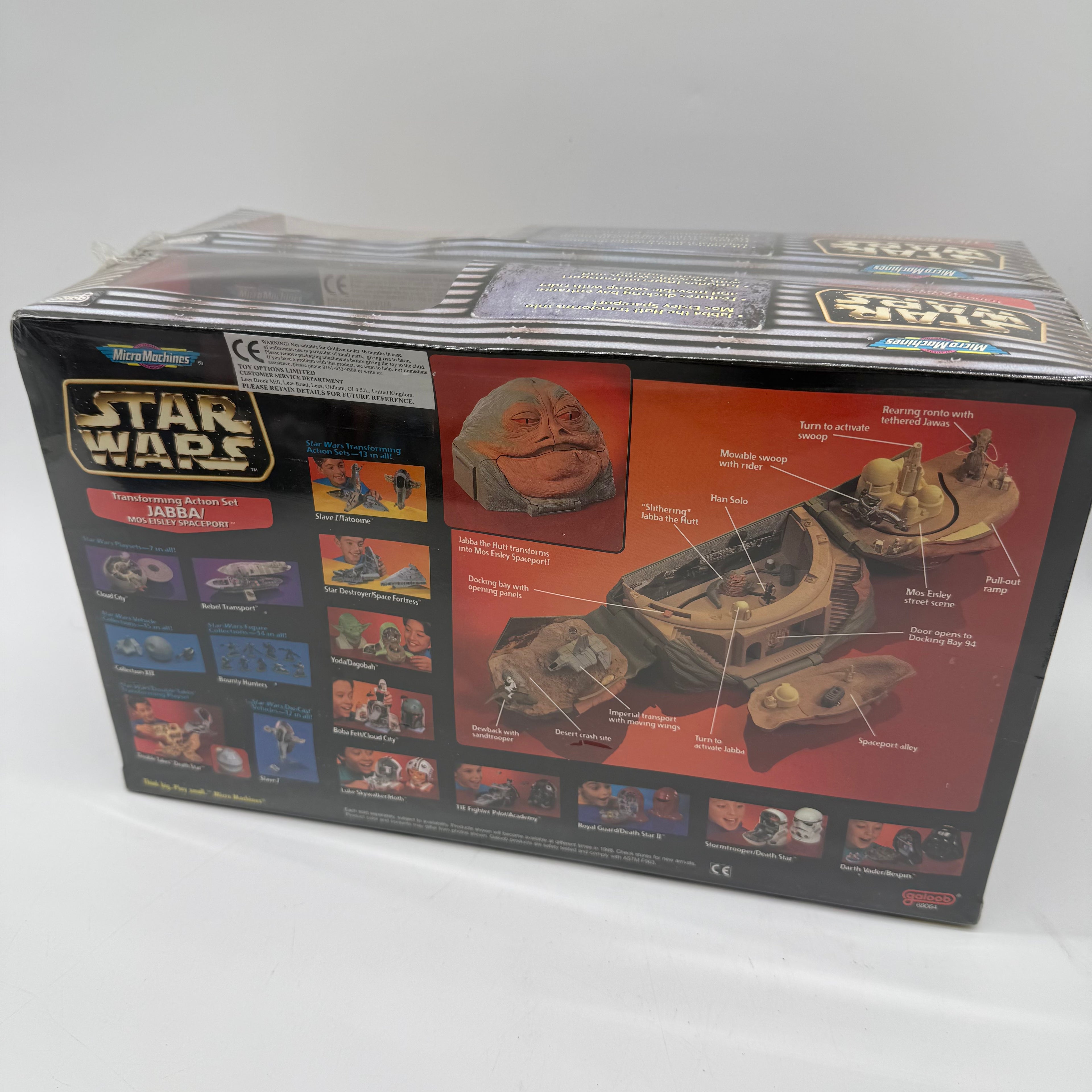 Star Wars Micro Machines Tie Fighter Pilot / Jabba Sealed Two-Pack