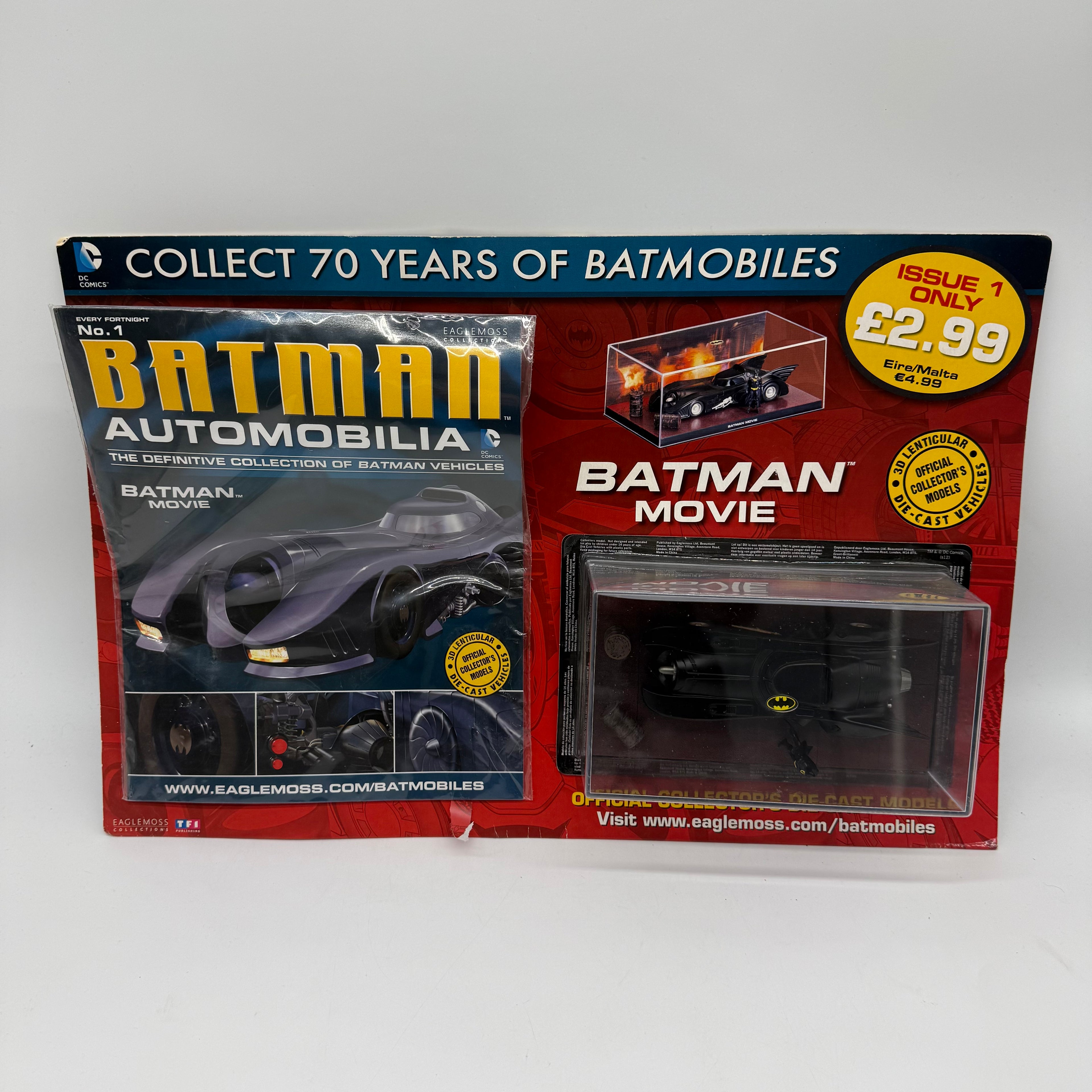 Batman Automobilia Collection Issue 1 ‘Batman Movie’ Vehicle NEW