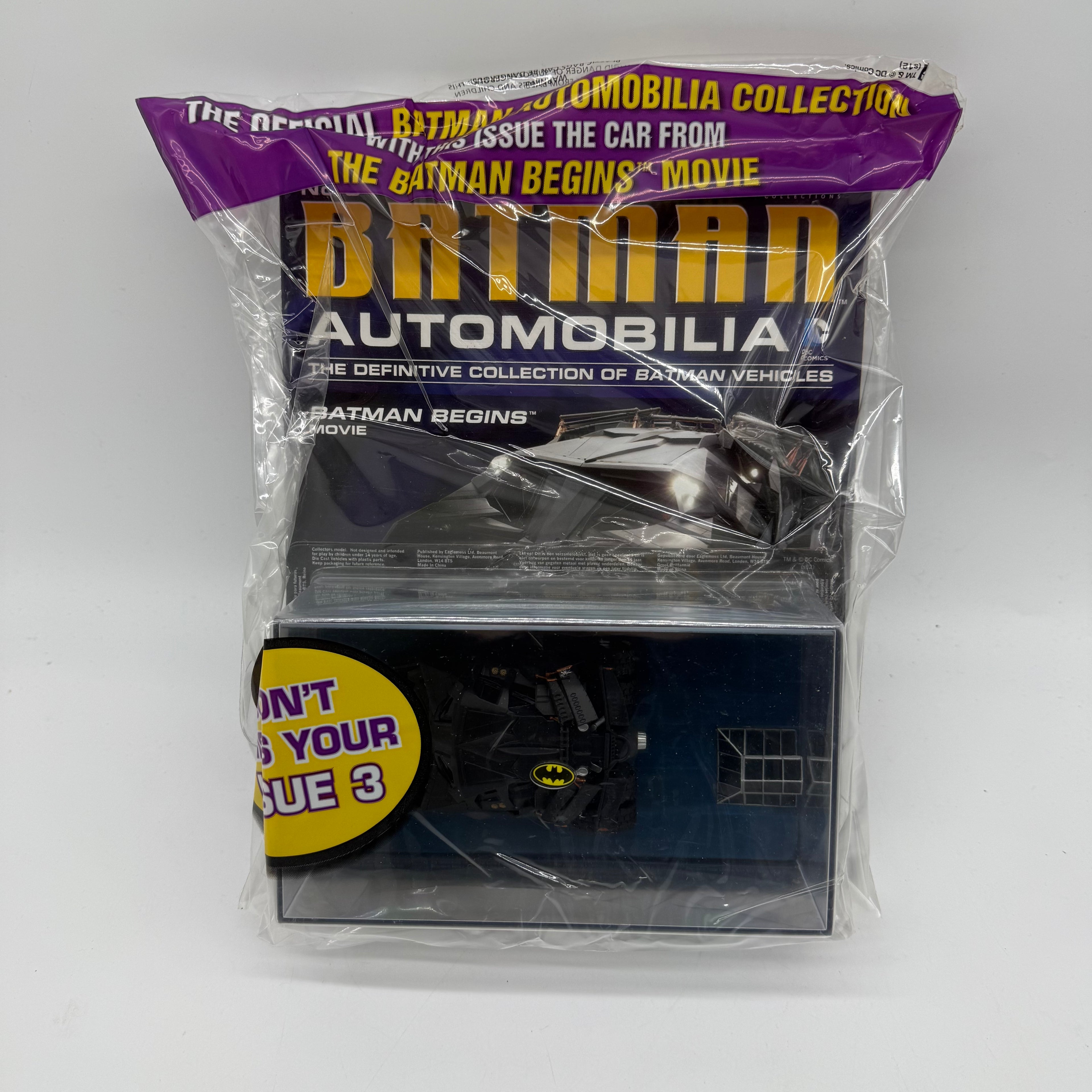 Batman Automobilia Collection Issue 3 ‘Batman Begins Movie’ Vehicle NEW