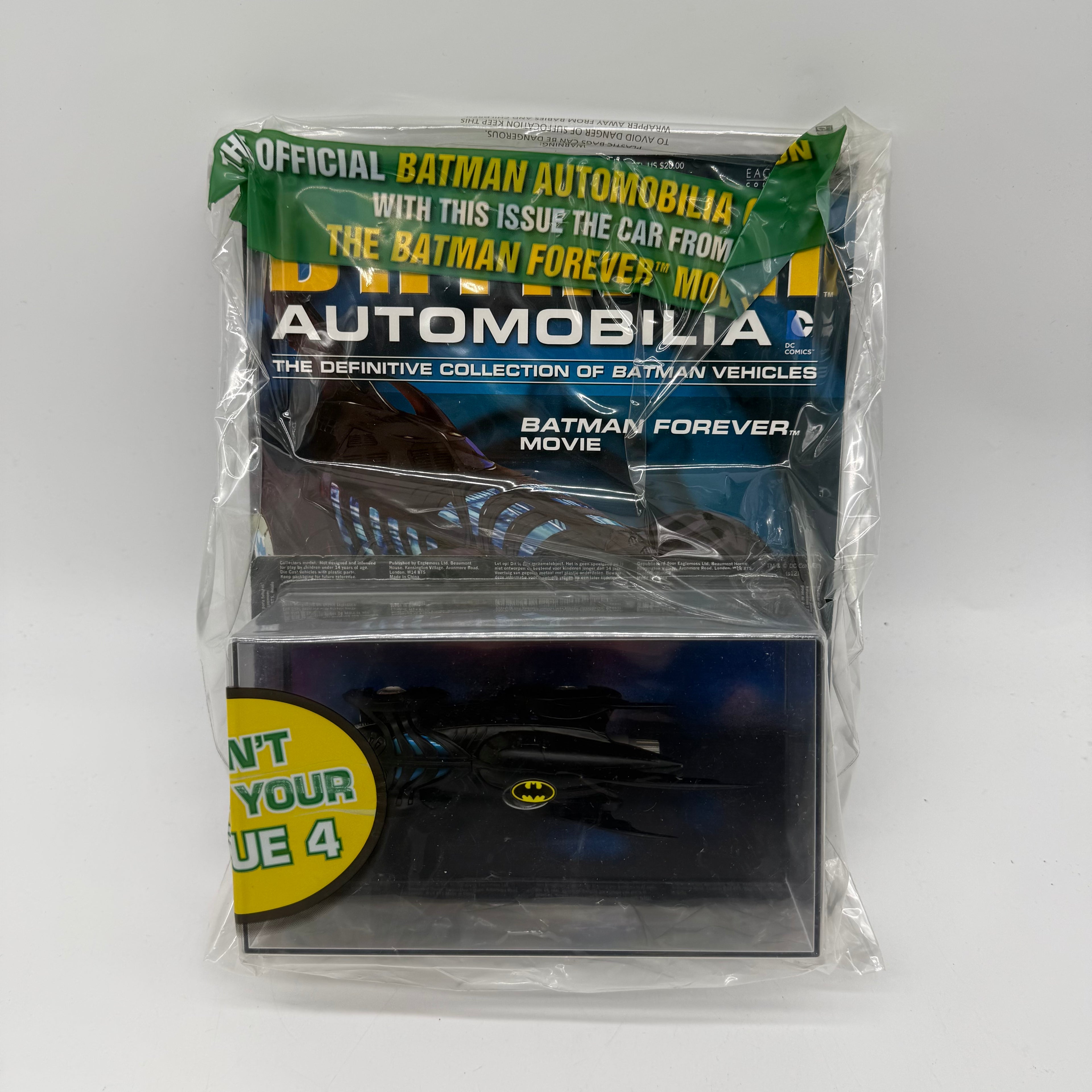 Batman Automobilia Collection Issue 4 ‘Batman Forever Movie’ Vehicle NEW