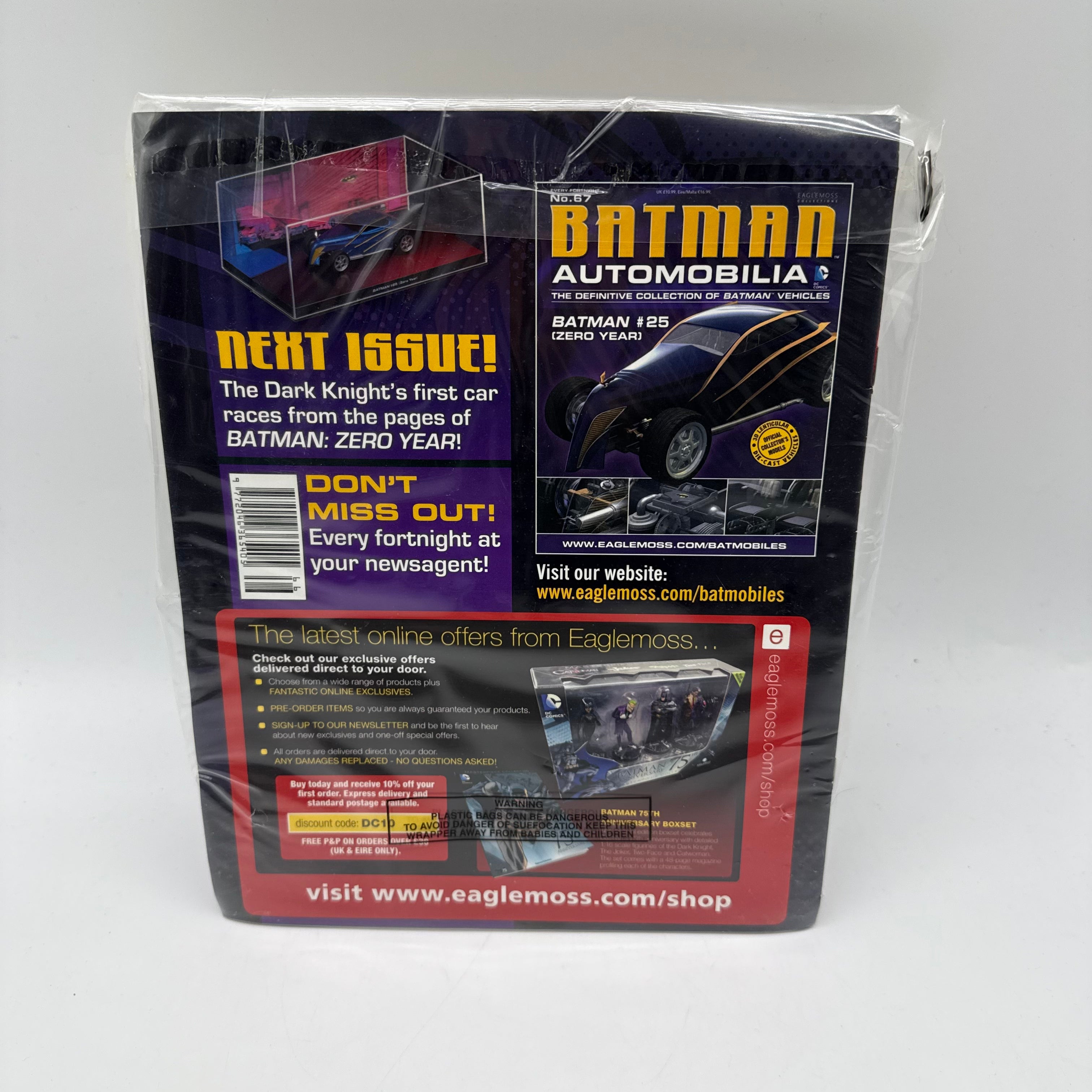 Batman Automobilia Collection Issue 66 ‘Batman & Robin Movie (Red Bird)’ Vehicle NEW